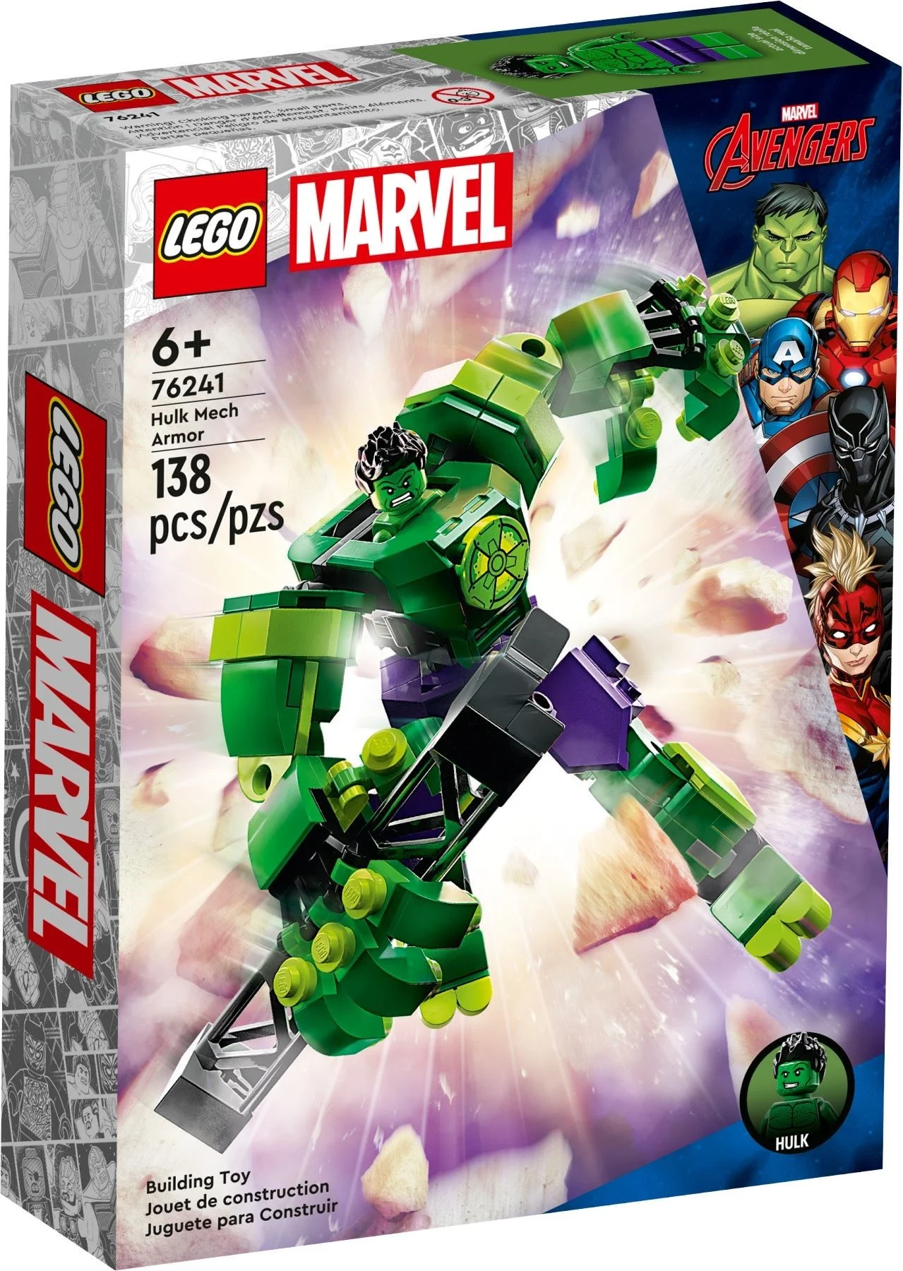 LEGO® 76241 Mechaniczna Zbroja Hulka - zdjęcie 2