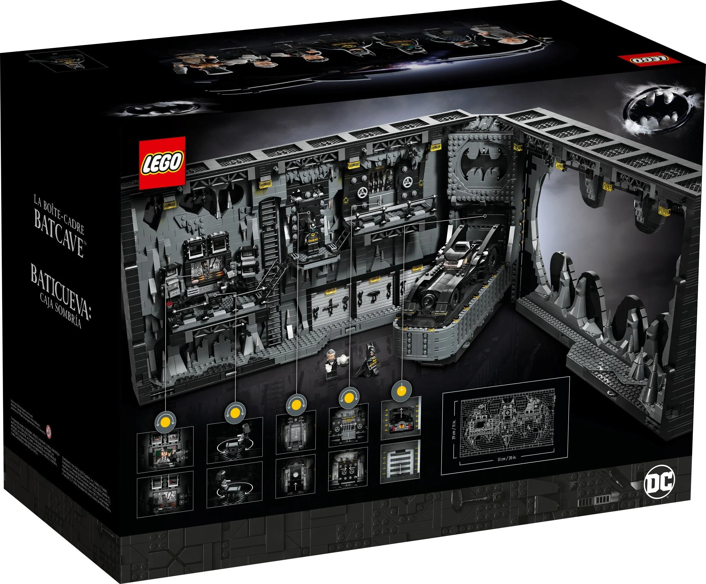 LEGO® 76252 Lego DC Jaskinia Batmana w ramce - zdjęcie 5