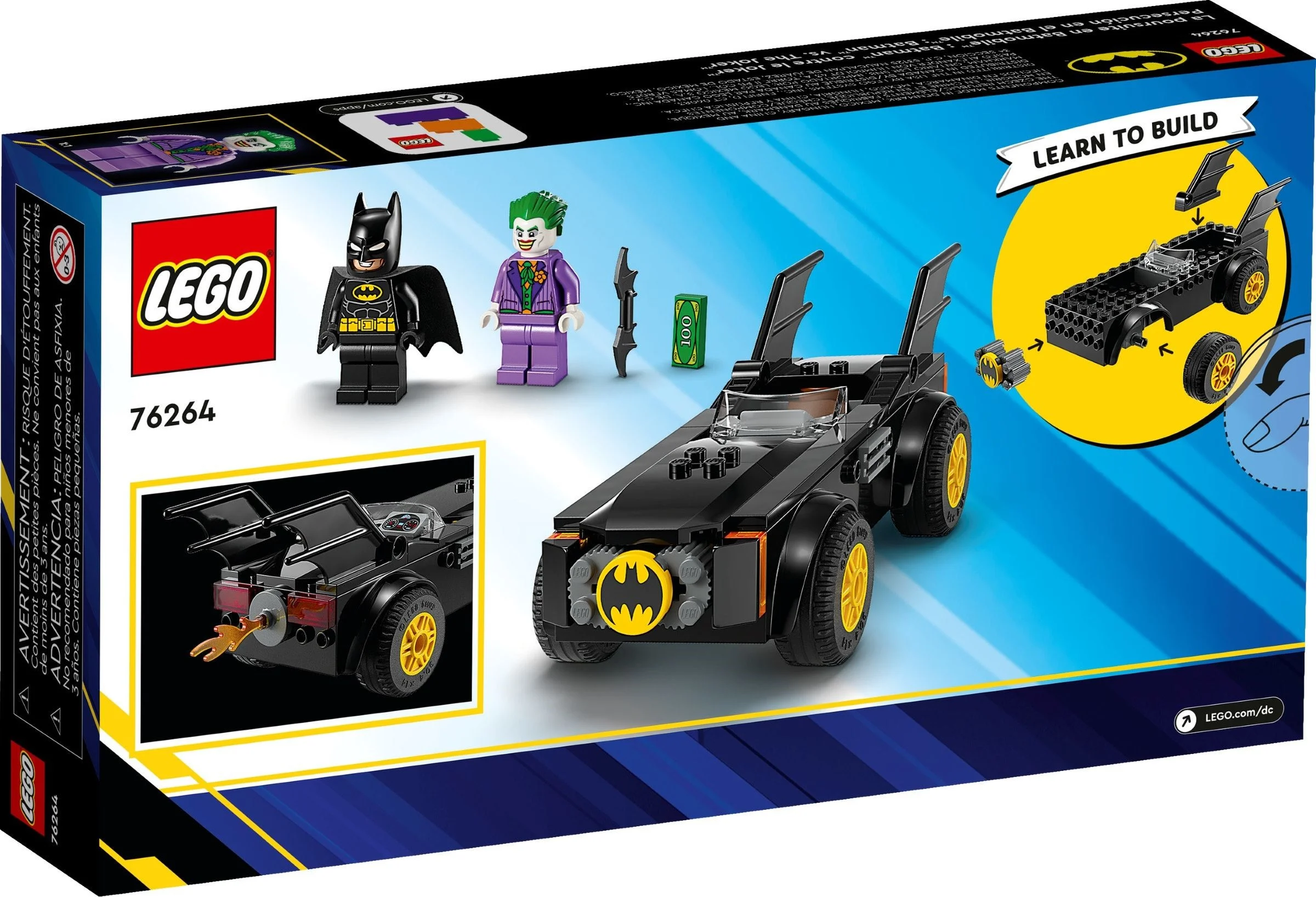 LEGO® 76264 LEGO Super Heroes Batmobil Pogoń: Batman kontra Joker - zdjęcie 6
