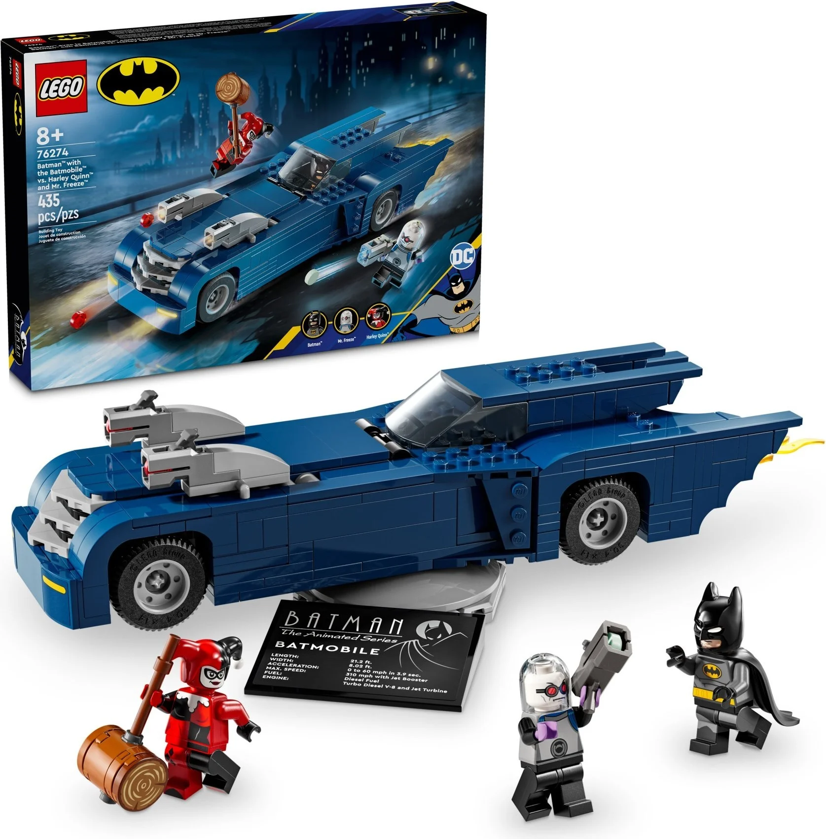 LEGO® 76274 LEGO Super Heroes Batman™ z batmobilem kontra Harley Quinn™ i Mr. Freeze™ - zdjęcie 7