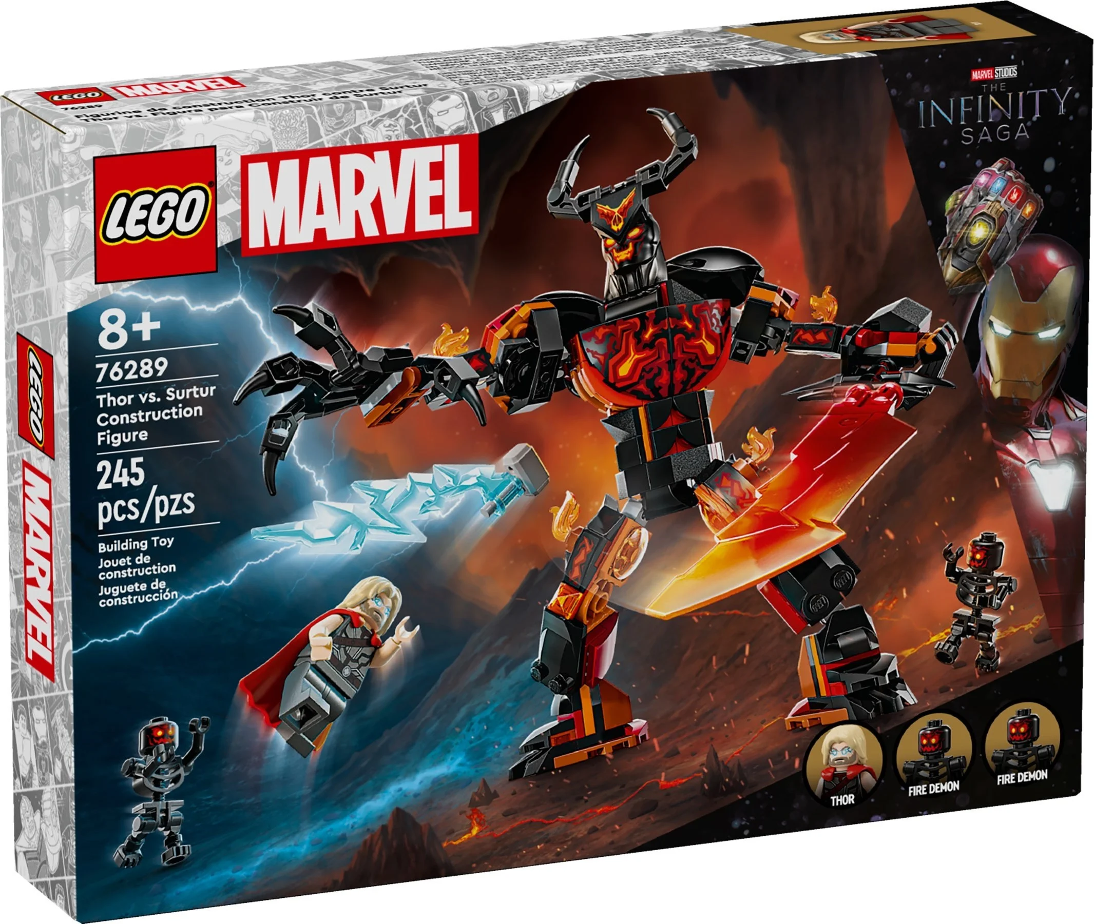 LEGO® 76289 Thor Kontra Figurka Konstrukcyjna Surtura - zdjęcie 2