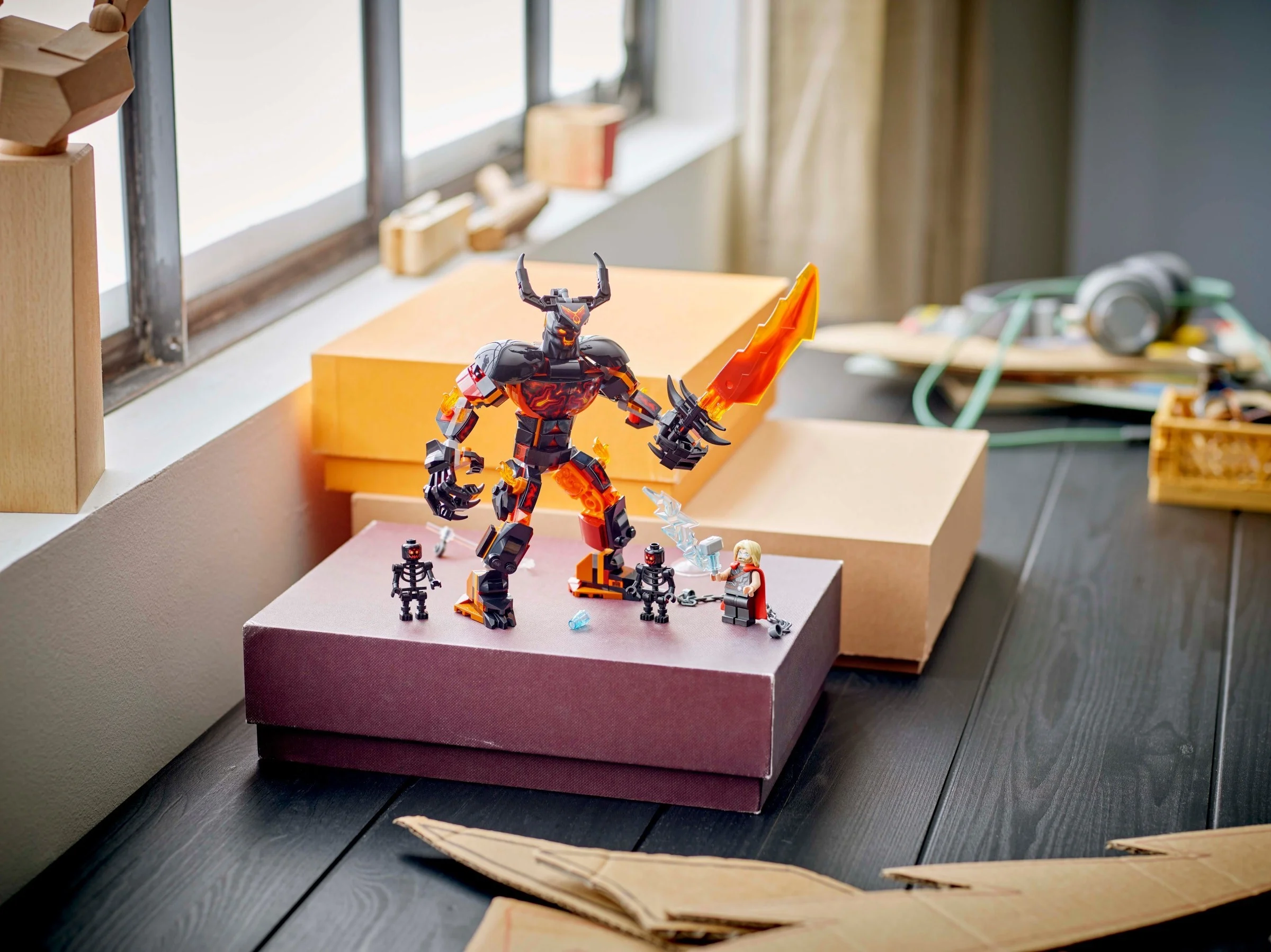 LEGO® 76289 Thor Kontra Figurka Konstrukcyjna Surtura - zdjęcie 6