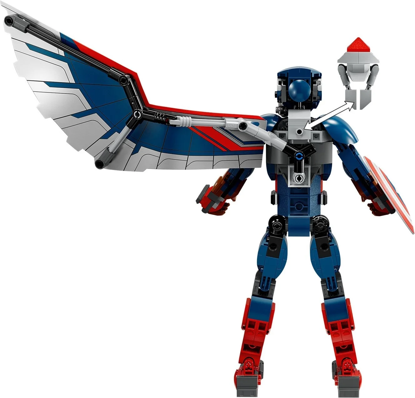 LEGO® 76296 Marvel Figurka Nowego Kapitana Ameryki - zdjęcie 8