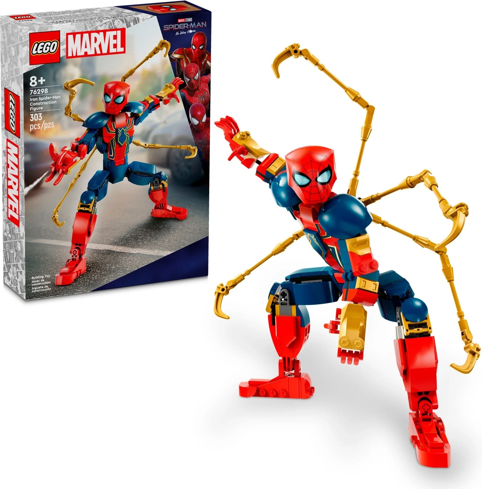 LEGO® 76298 LEGO Super Heroes Figurka Iron Spider-Mana - zdjęcie 1