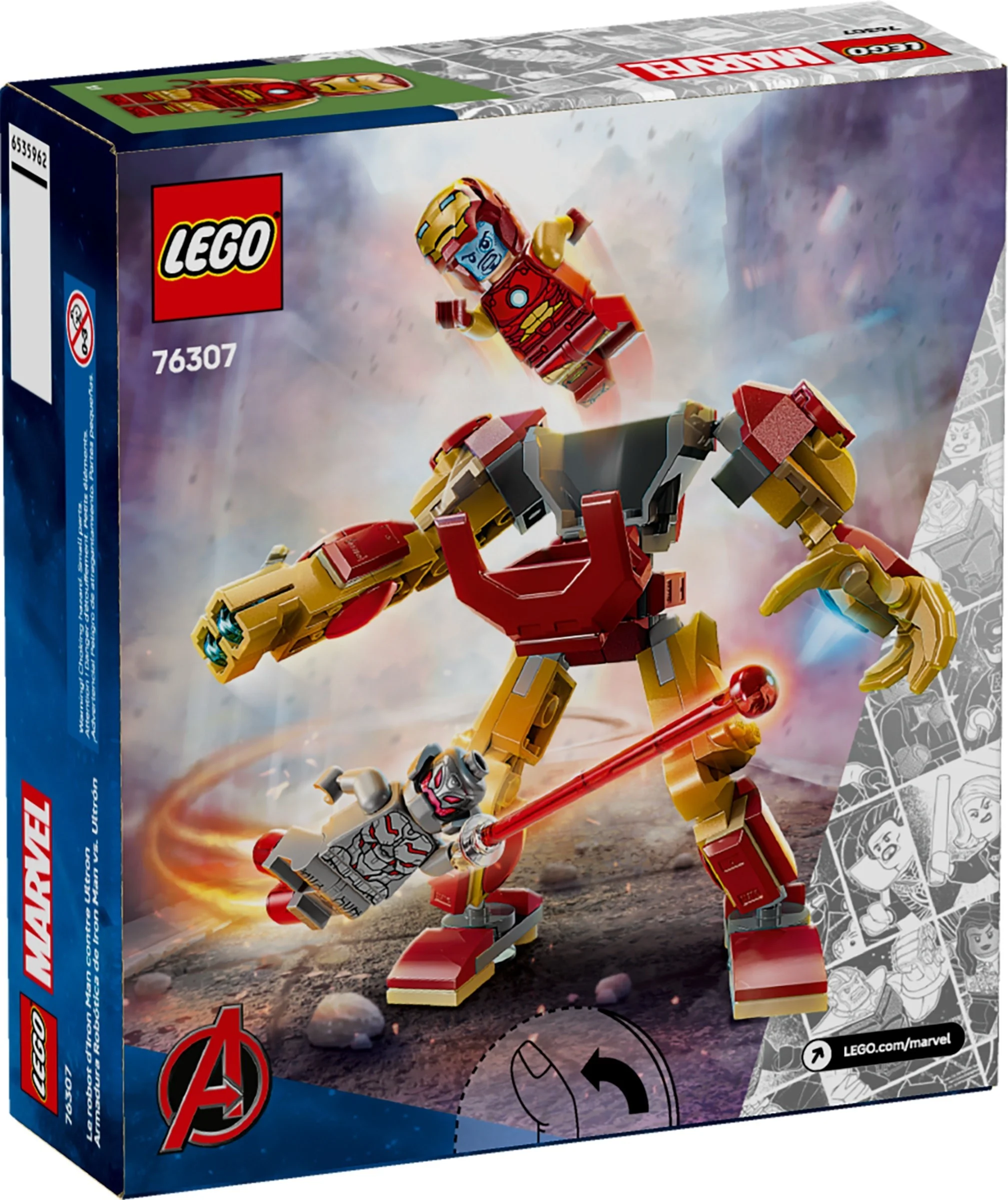 LEGO® 76307 Mech Iron Mana kontra Ultron - zdjęcie 1