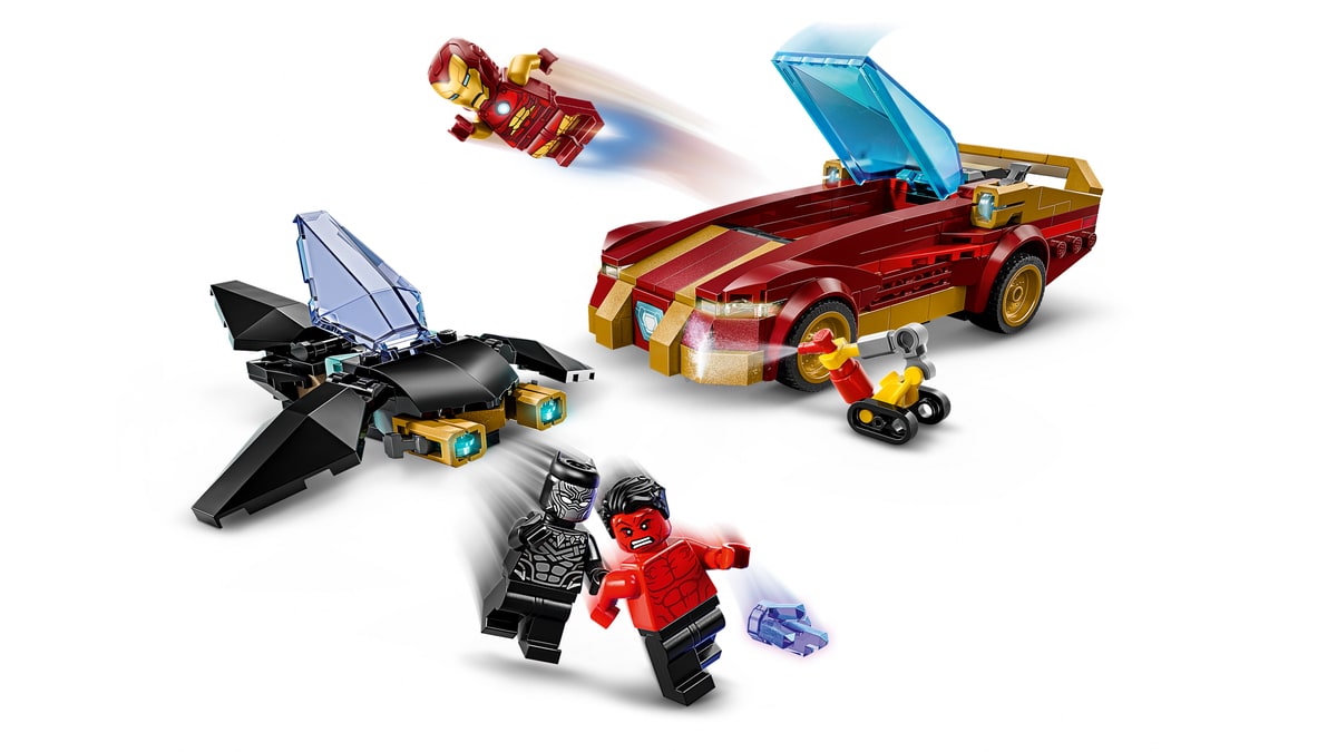 LEGO® 76310 Auto Iron Mana i Czarna Pantera kontra Czerwony Hulk - zdjęcie 18