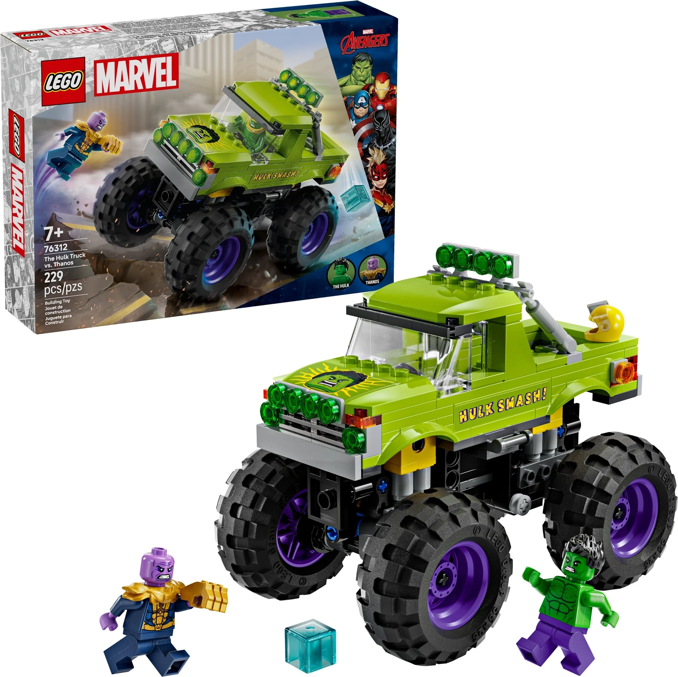 LEGO® 76312 Monster truck Hulka kontra Thanos - zdjęcie 3