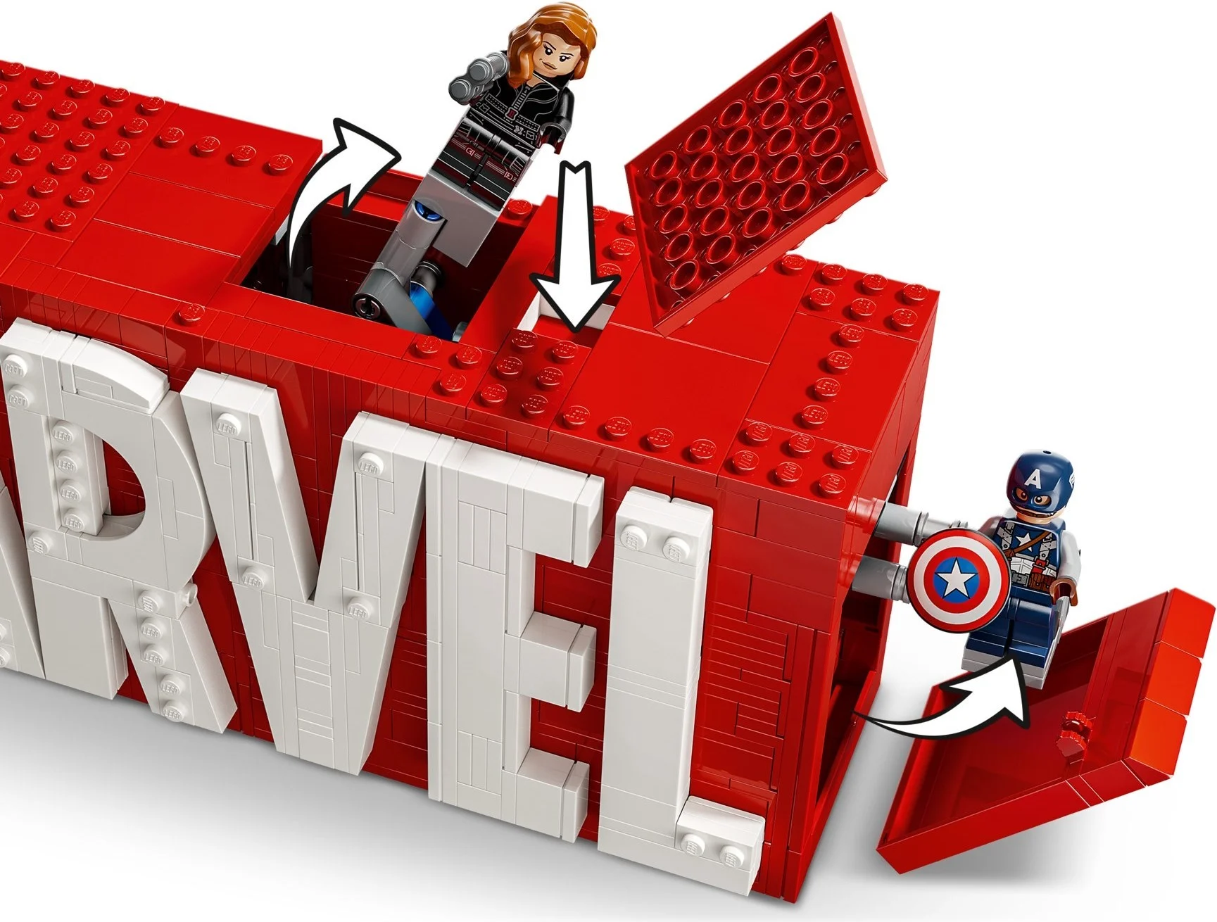 LEGO® 76313 Logo MARVEL z minifigurkami - zdjęcie 9
