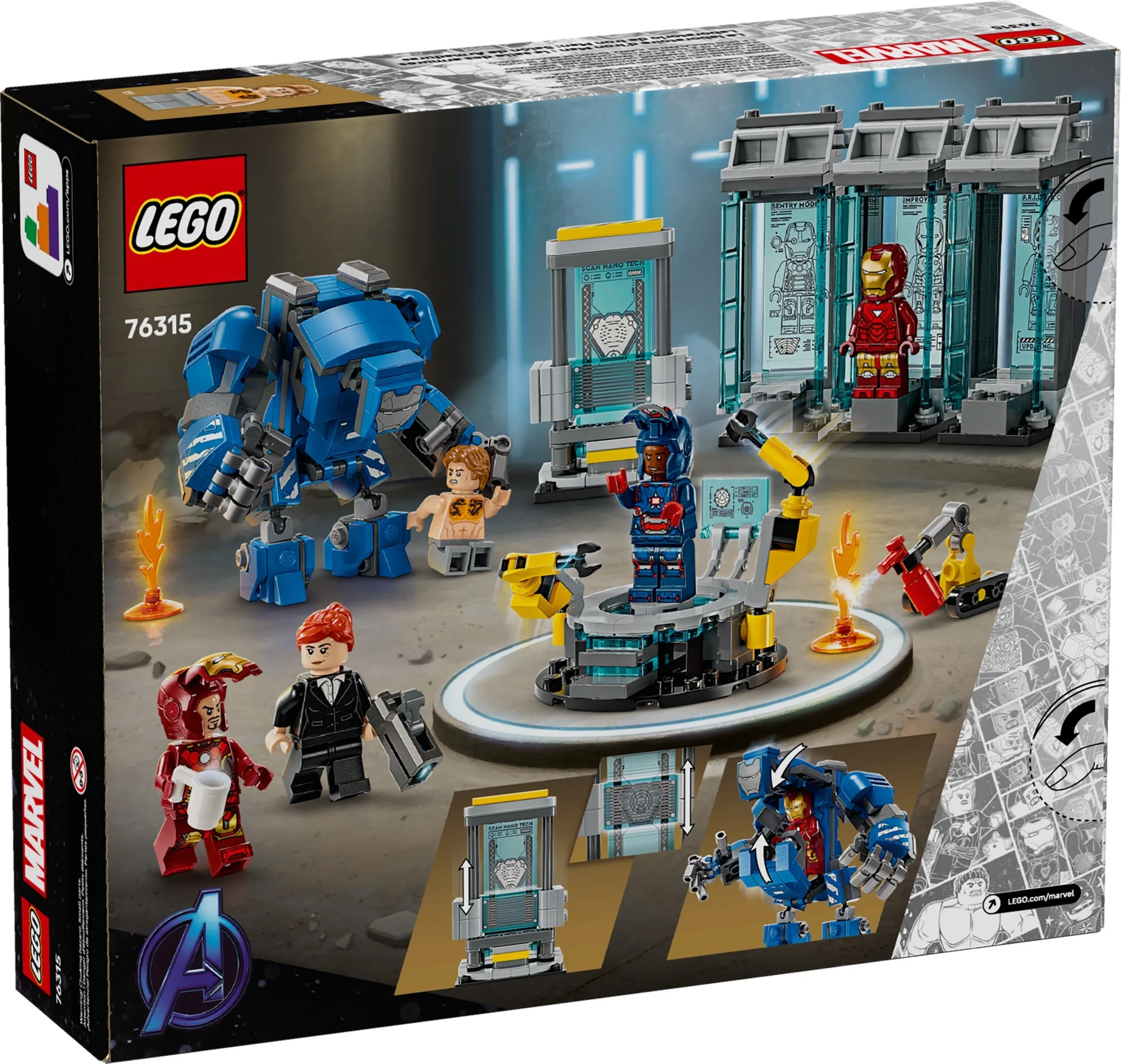 LEGO® 76315 Laboratorium Iron Mana: Zbrojownia - zdjęcie 2