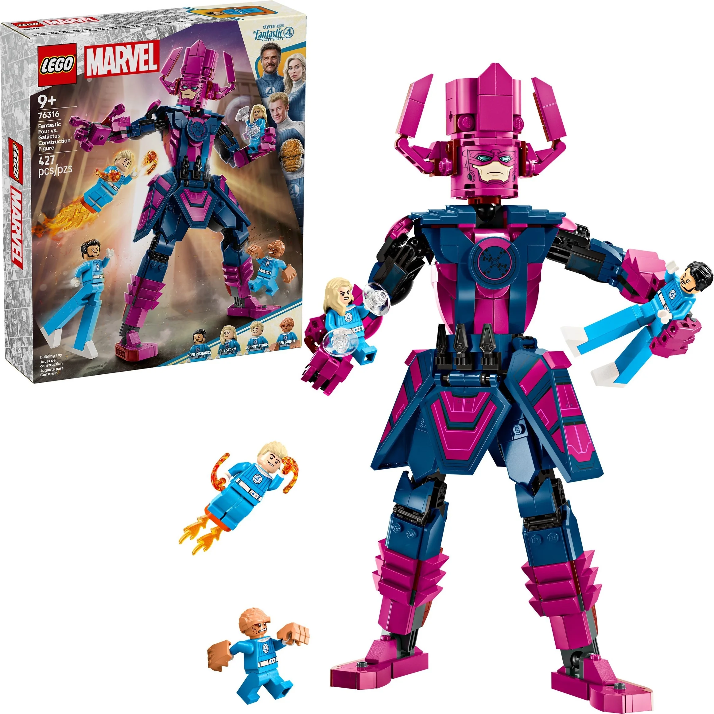 LEGO® 76316 Figurka Fantastycznej Czwórki kontra Galactus - zdjęcie 4