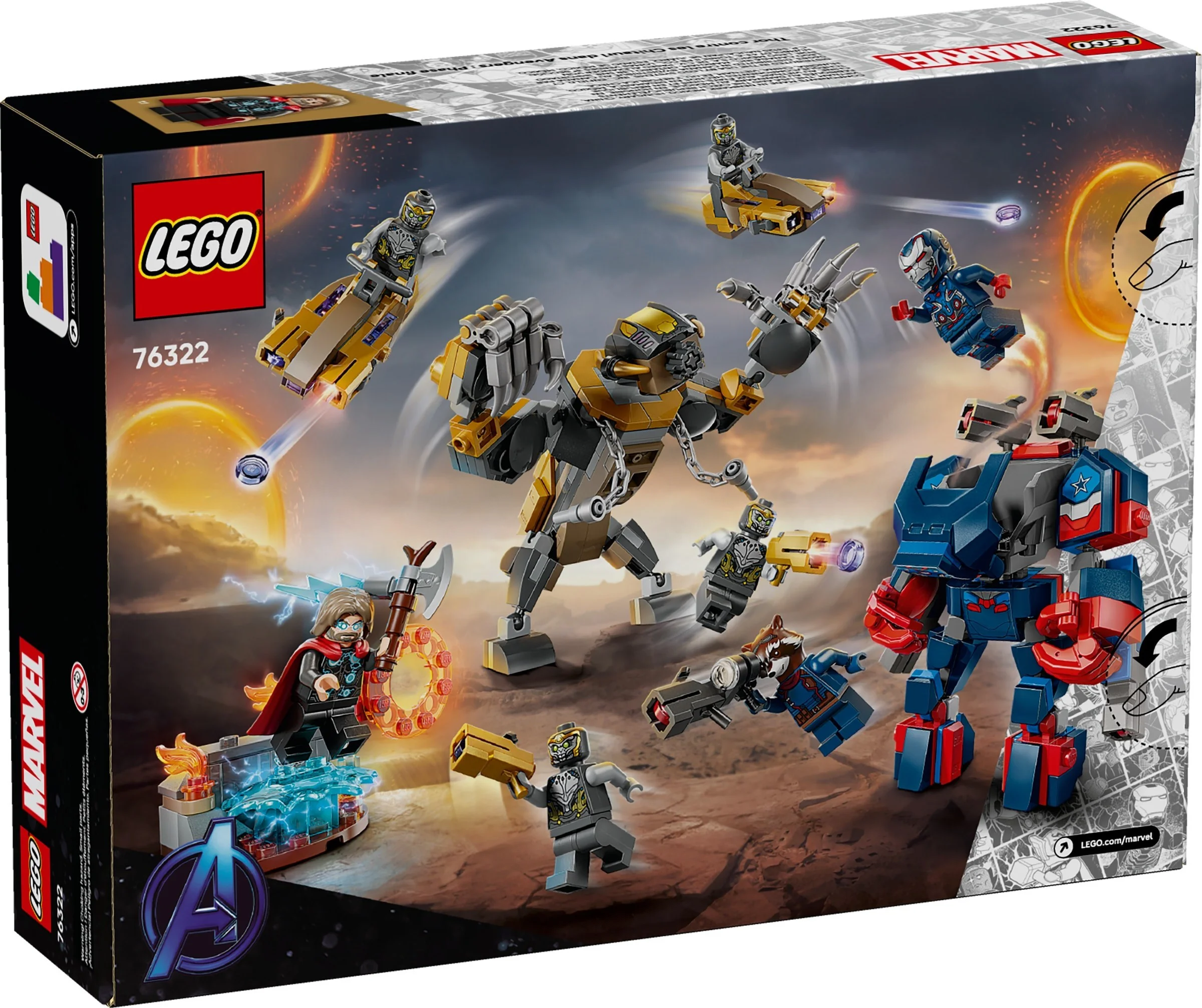 LEGO® 76322 Avengers: Koniec gry Thor kontra Chitauri - zdjęcie 2