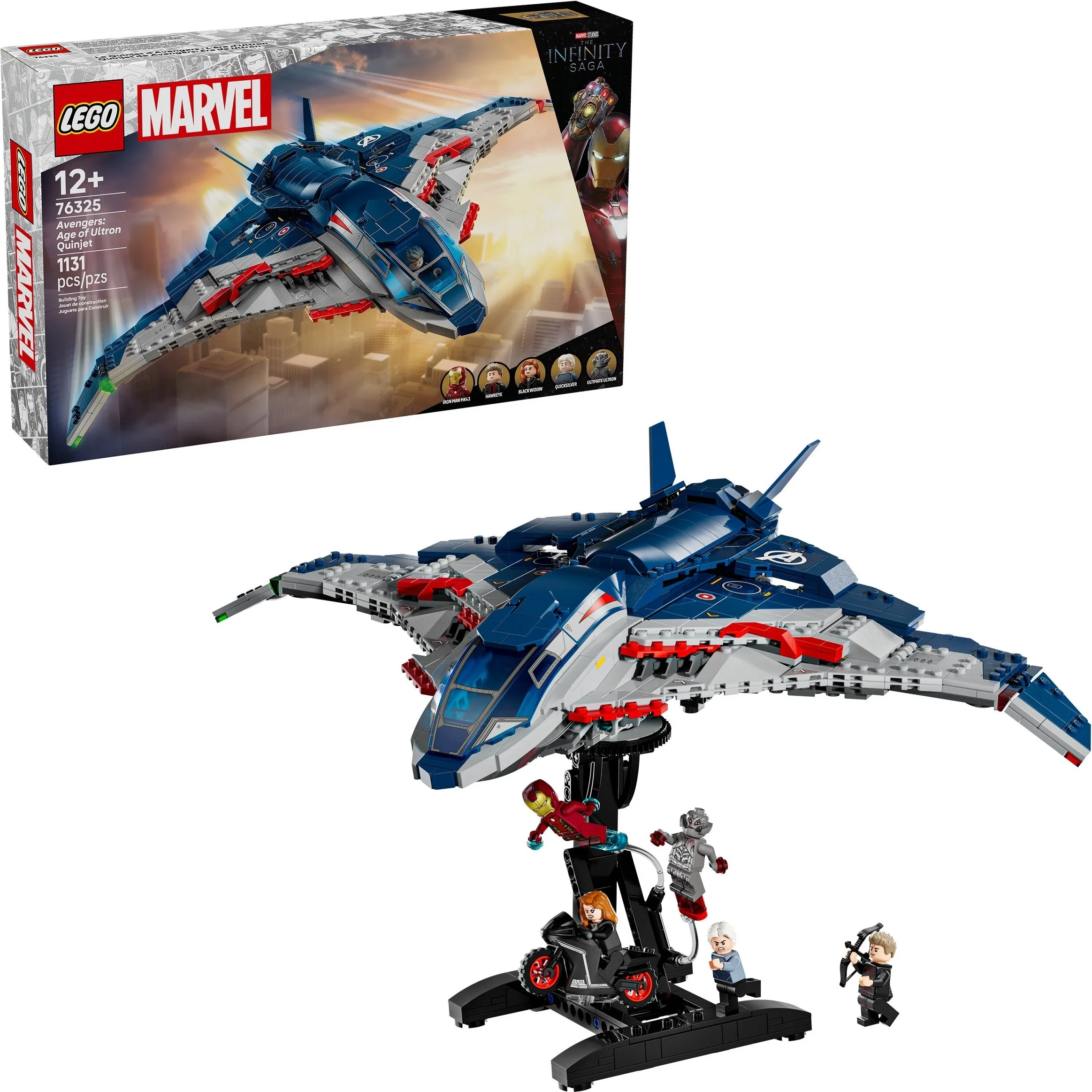 LEGO® 76325 Avengers: Czas Ultrona — Quinjet - zdjęcie 3