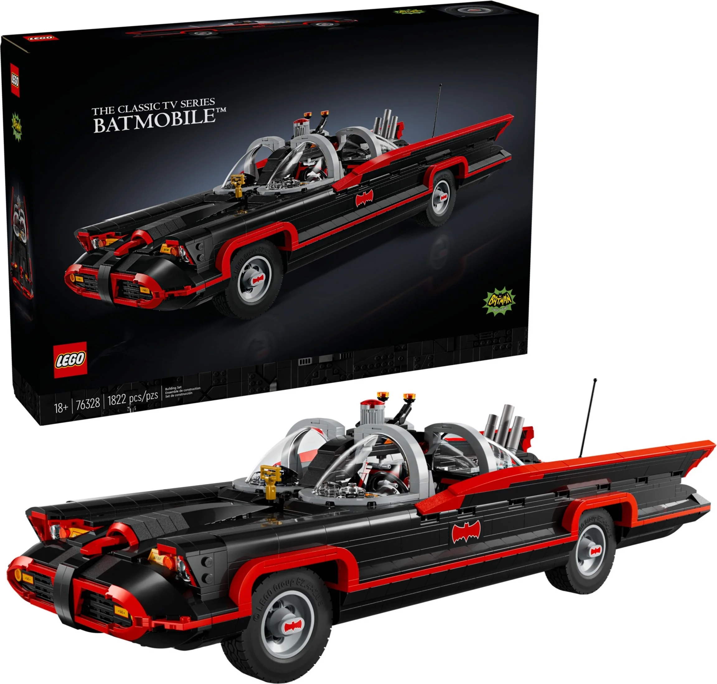 LEGO® 76328 Klasyczny serial telewizyjny Batman - Batmobil - zdjęcie 3