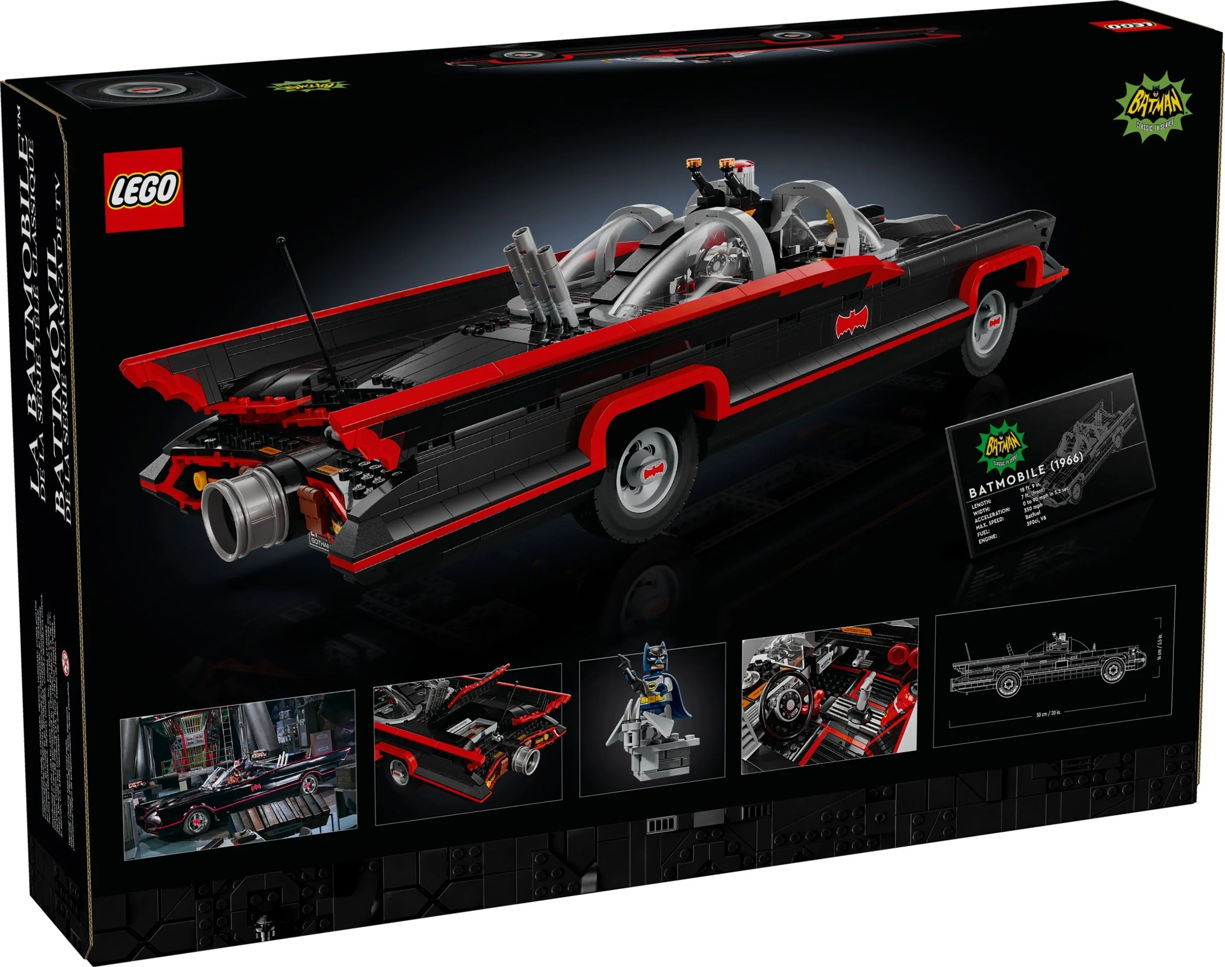 LEGO® 76328 Klasyczny serial telewizyjny Batman - Batmobil - zdjęcie 1