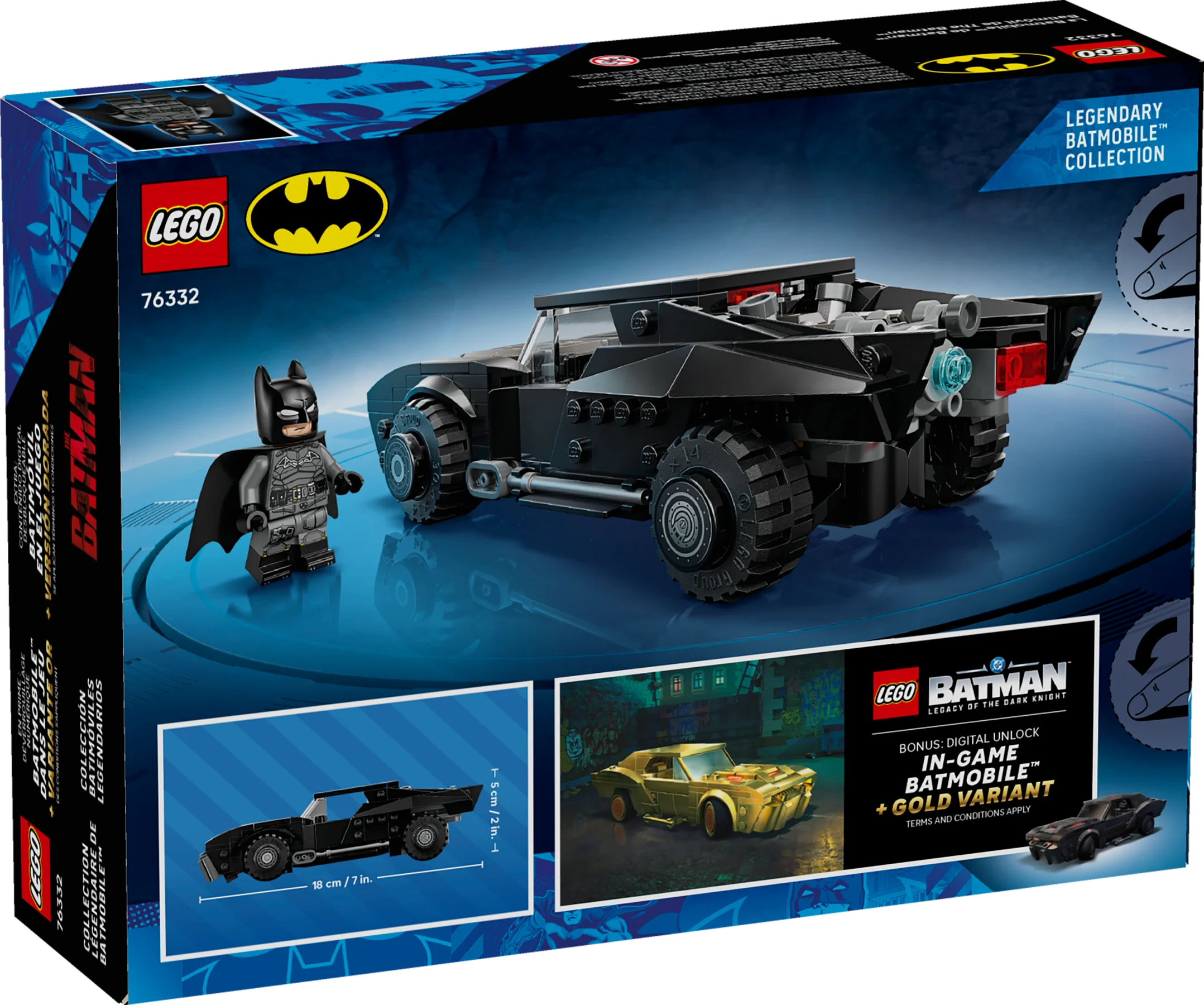 LEGO® 76332 LEGO SUPER HEROES Batmobil z filmu Batman - zdjęcie 3
