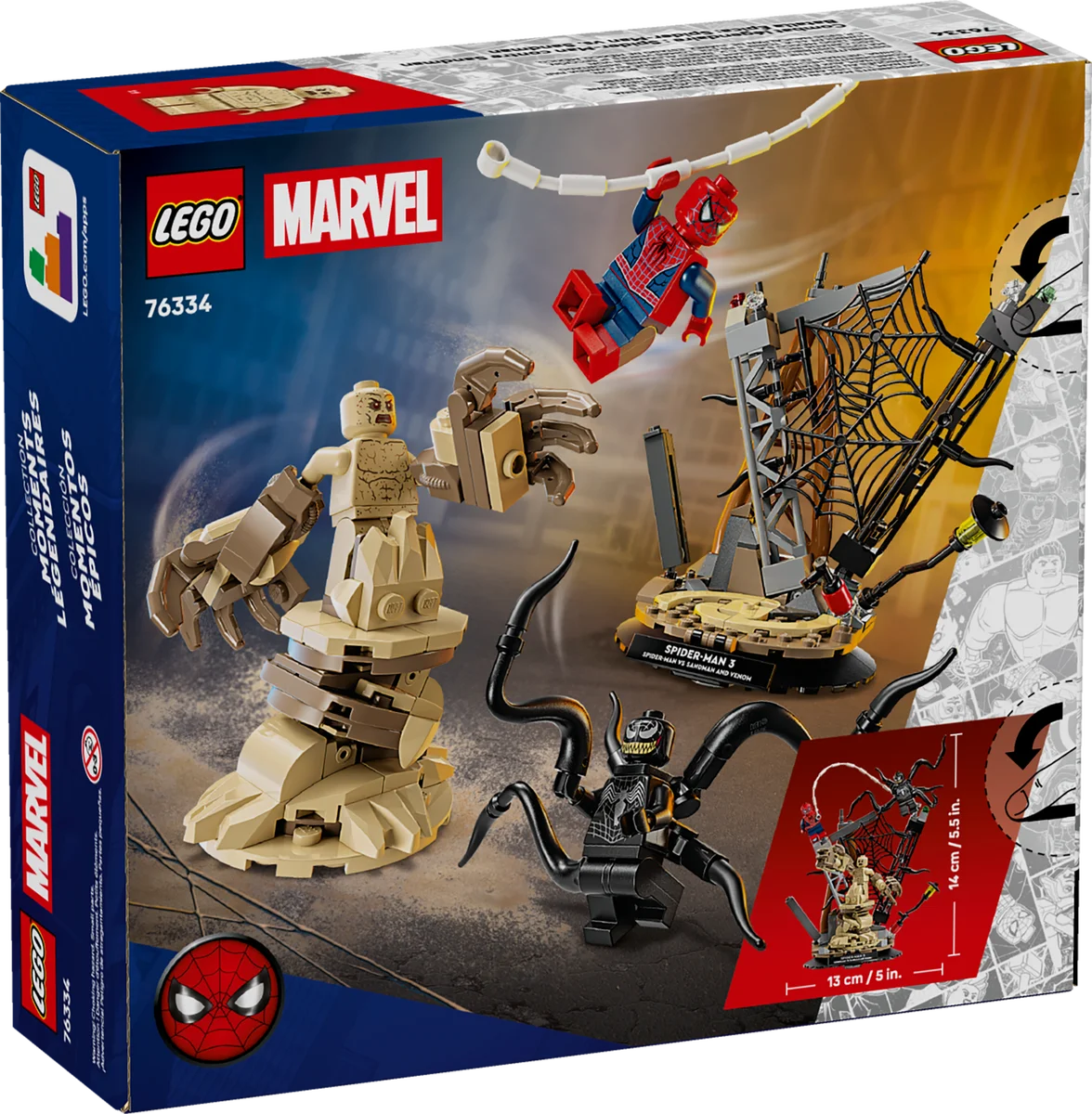 LEGO® 76334 Super Heroes Epicka Bitwa: Spider-man Kontra Sandman - zdjęcie 5