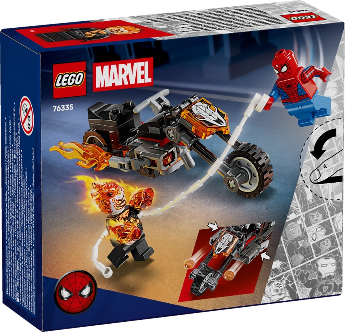 LEGO® 76335 Spider-Man kontra Ghost Rider na motocyklu - zdjęcie 12