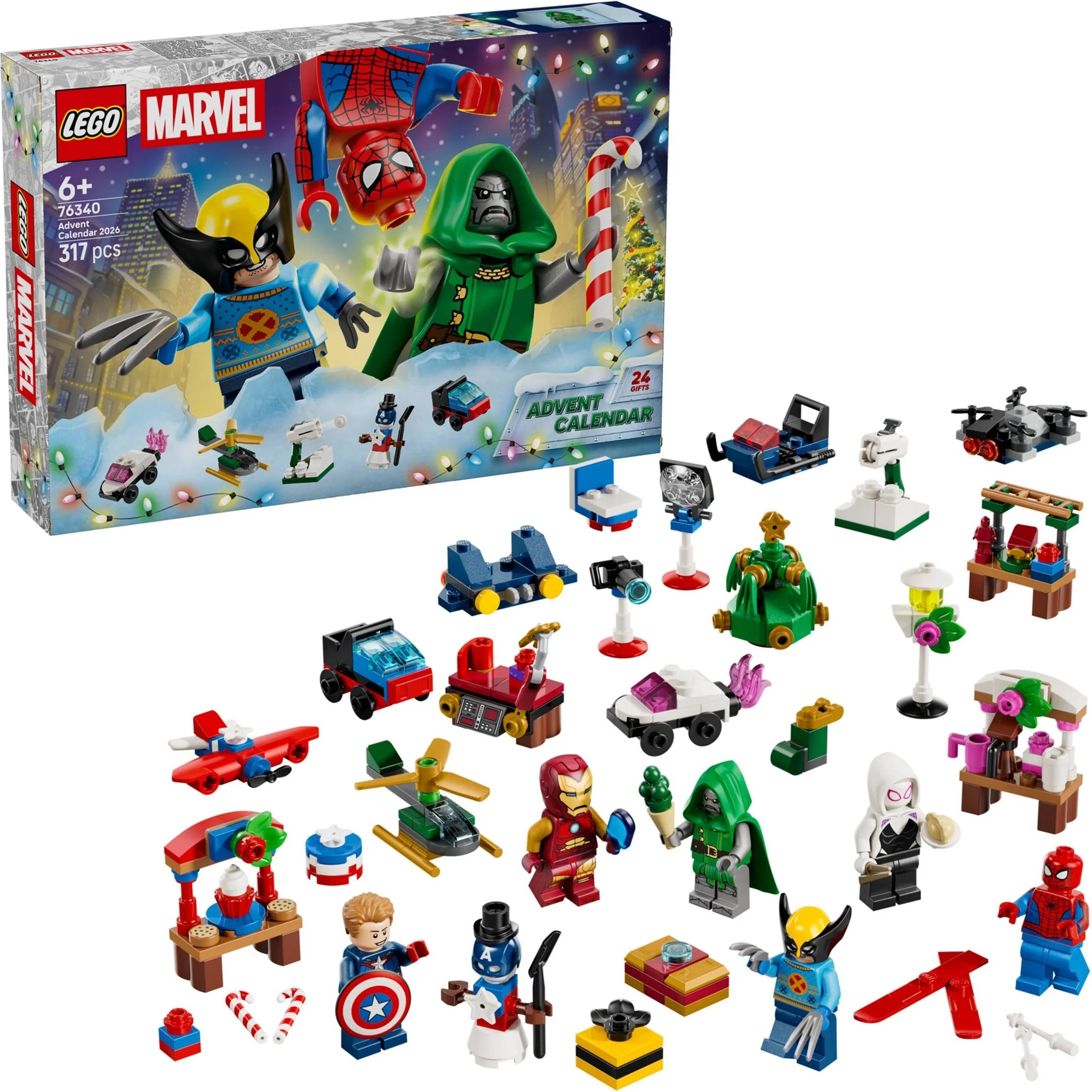 LEGO® 76340 LEGO ǀ Marvel Kalendarz adwentowy na 2026 rok - zdjęcie 2