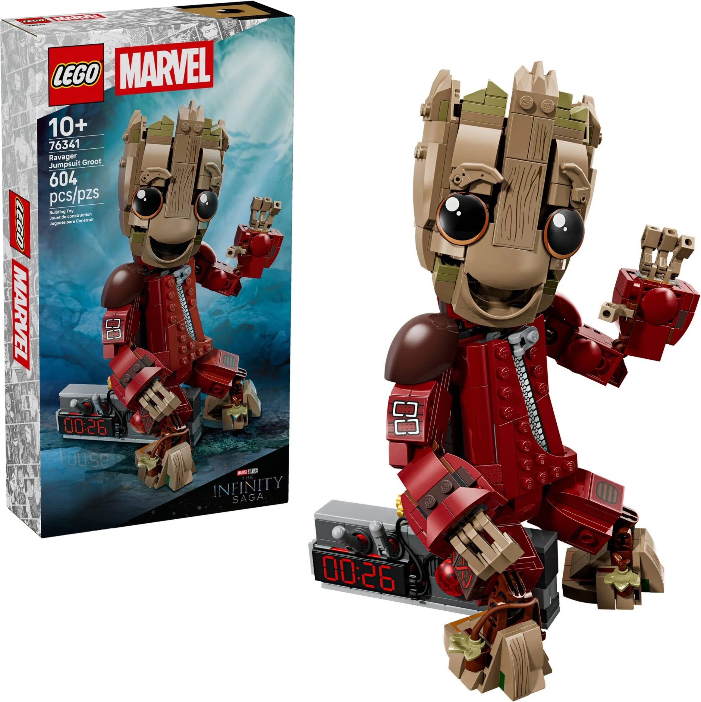 LEGO® 76341 Zestaw klocków Lego Marvel Heroes Groot w stroju Ravagera - zdjęcie 10