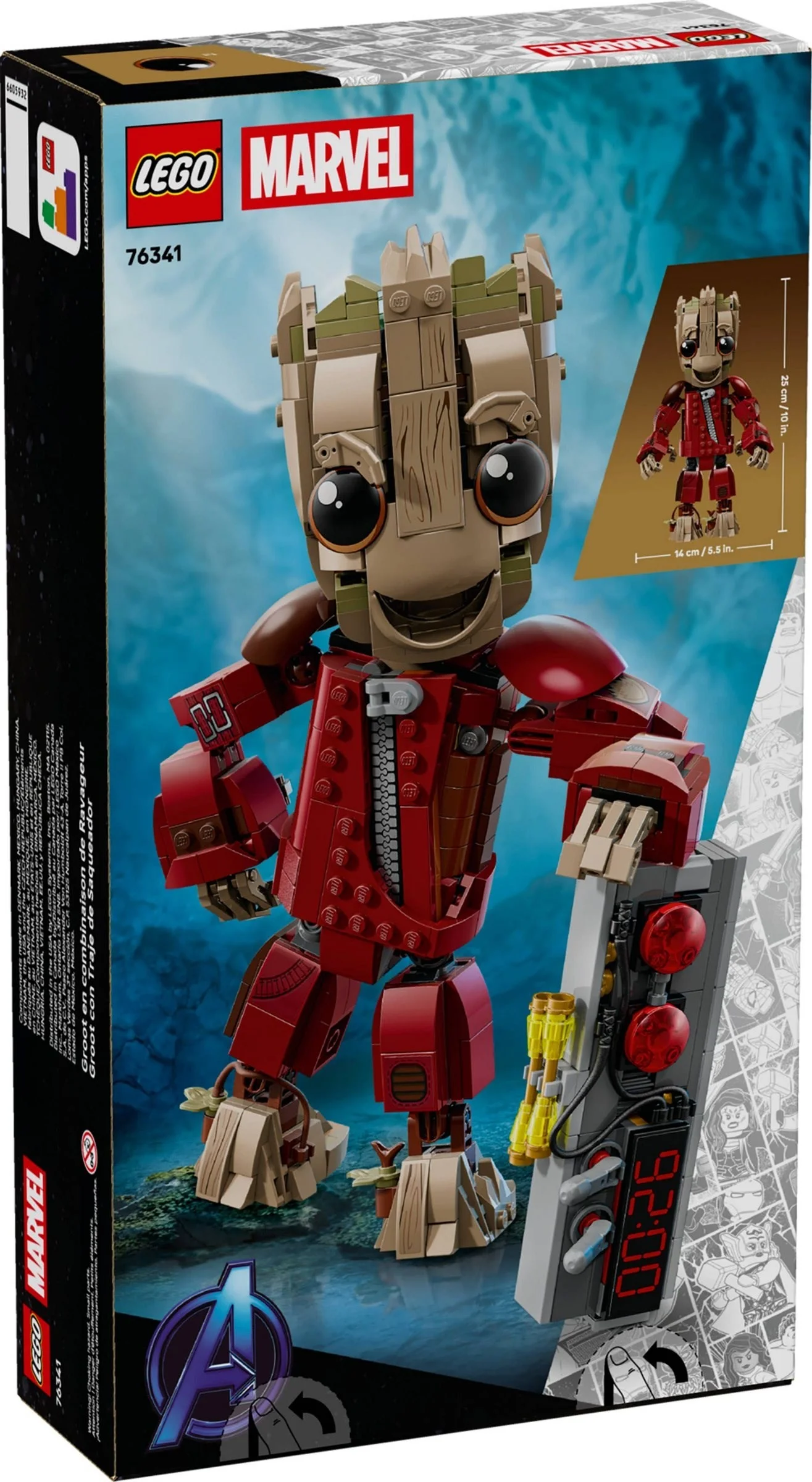 LEGO® 76341 Zestaw klocków Lego Marvel Heroes Groot w stroju Ravagera - zdjęcie 17