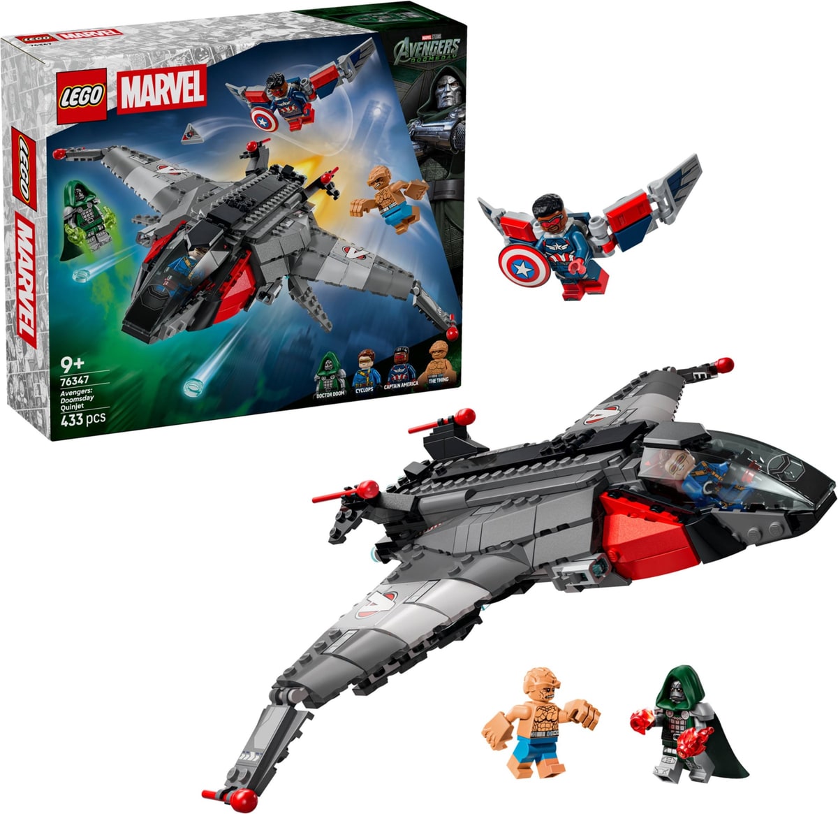 LEGO® 76347 Avengers: Doomsday Quinjet - zdjęcie 3