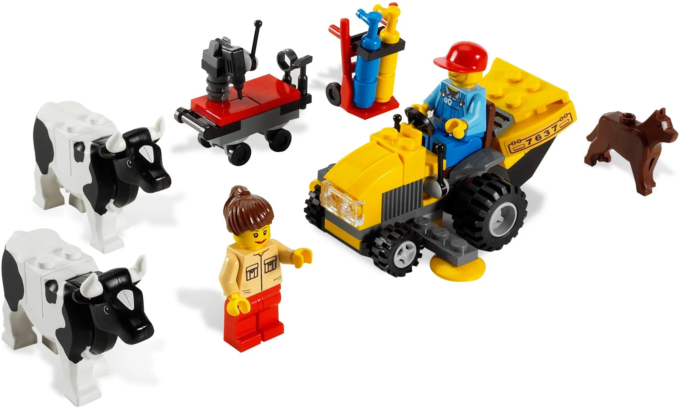 LEGO® 7637 City Farma Gospodarstwo Rolne Traktor - zdjęcie 5