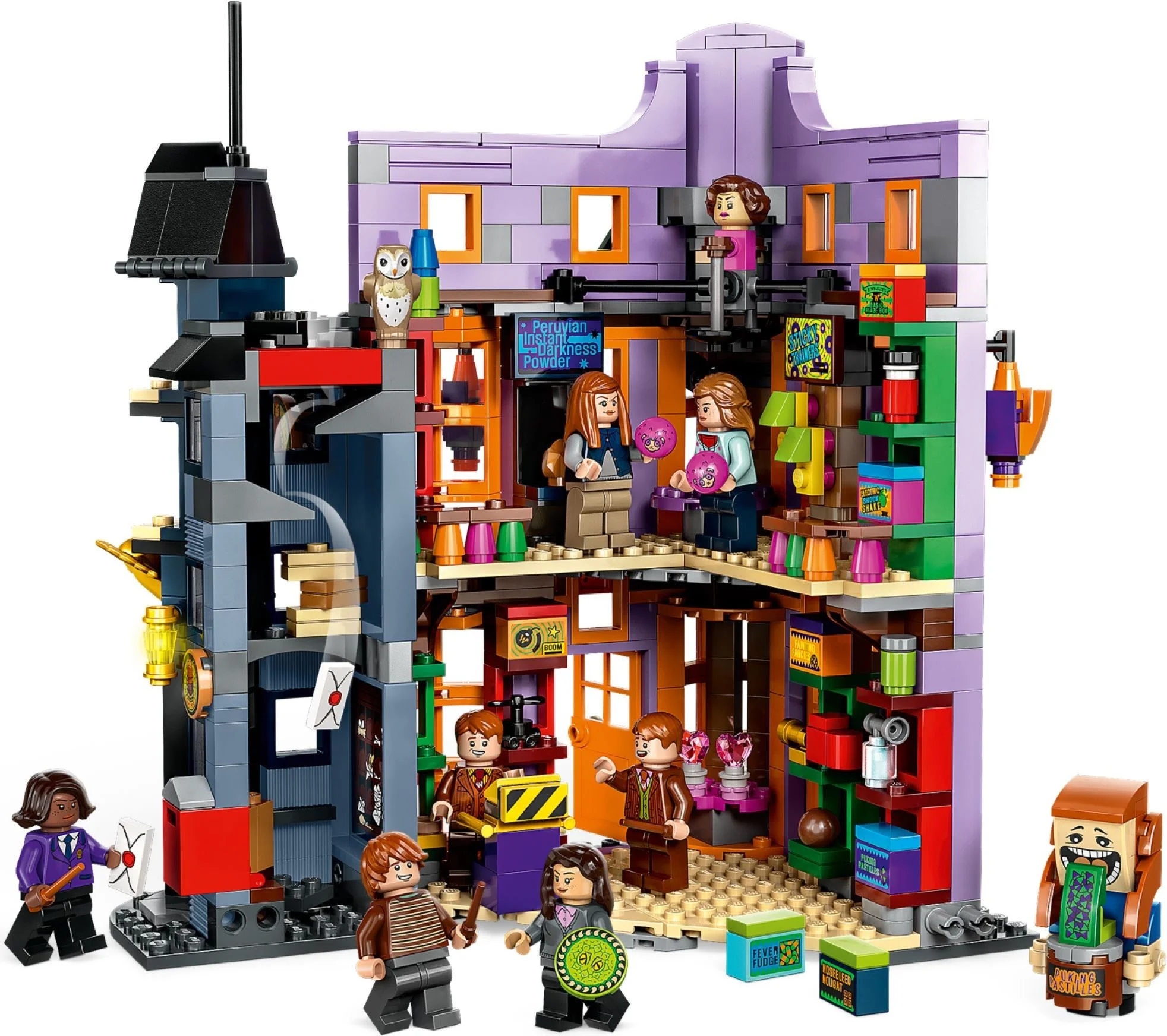 LEGO® 76422 LEGO Harry Potter Ulica Pokątna: Magiczne dowcipy Weasleyów - zdjęcie 3