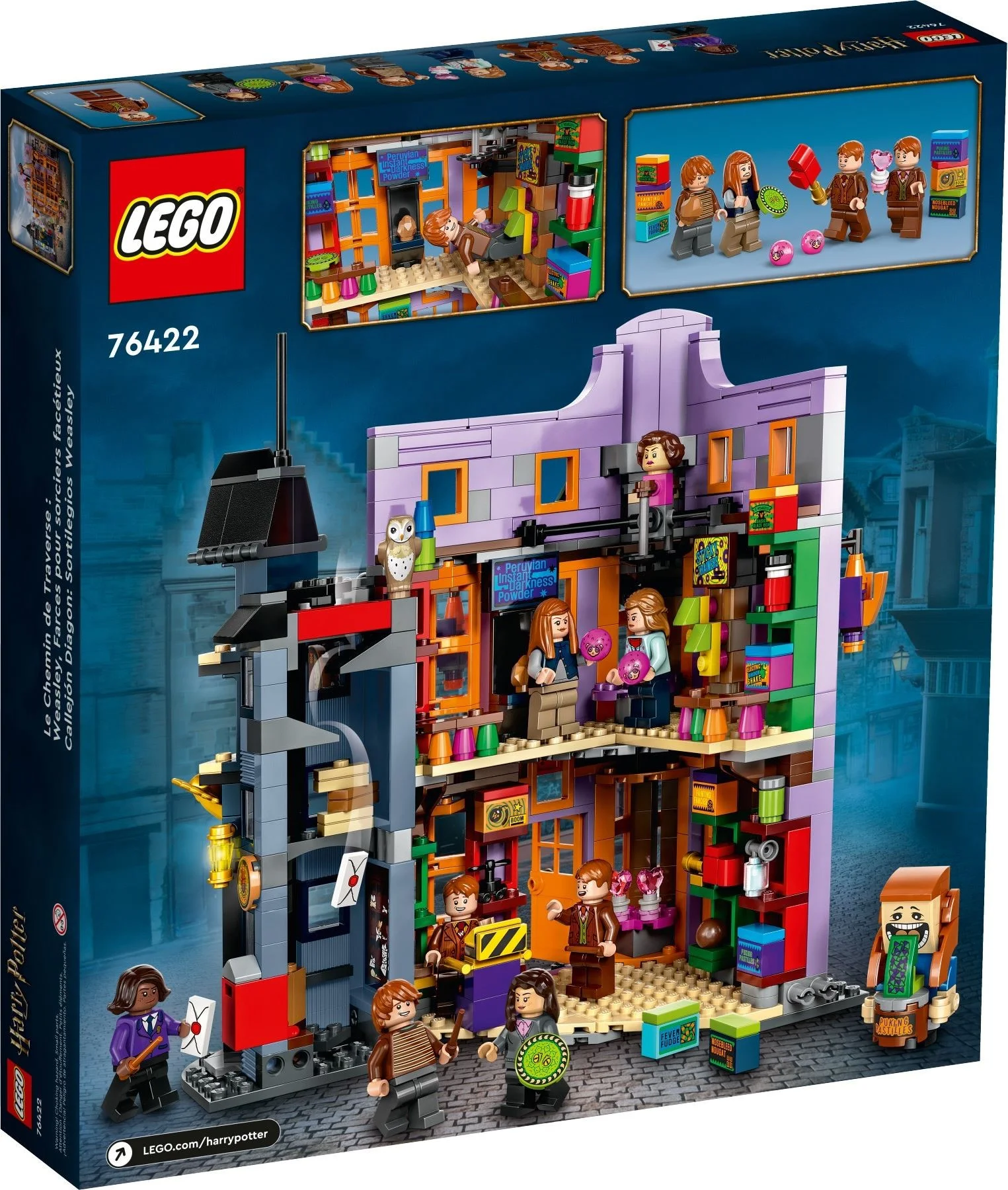 LEGO® 76422 LEGO Harry Potter Ulica Pokątna: Magiczne dowcipy Weasleyów - zdjęcie 6