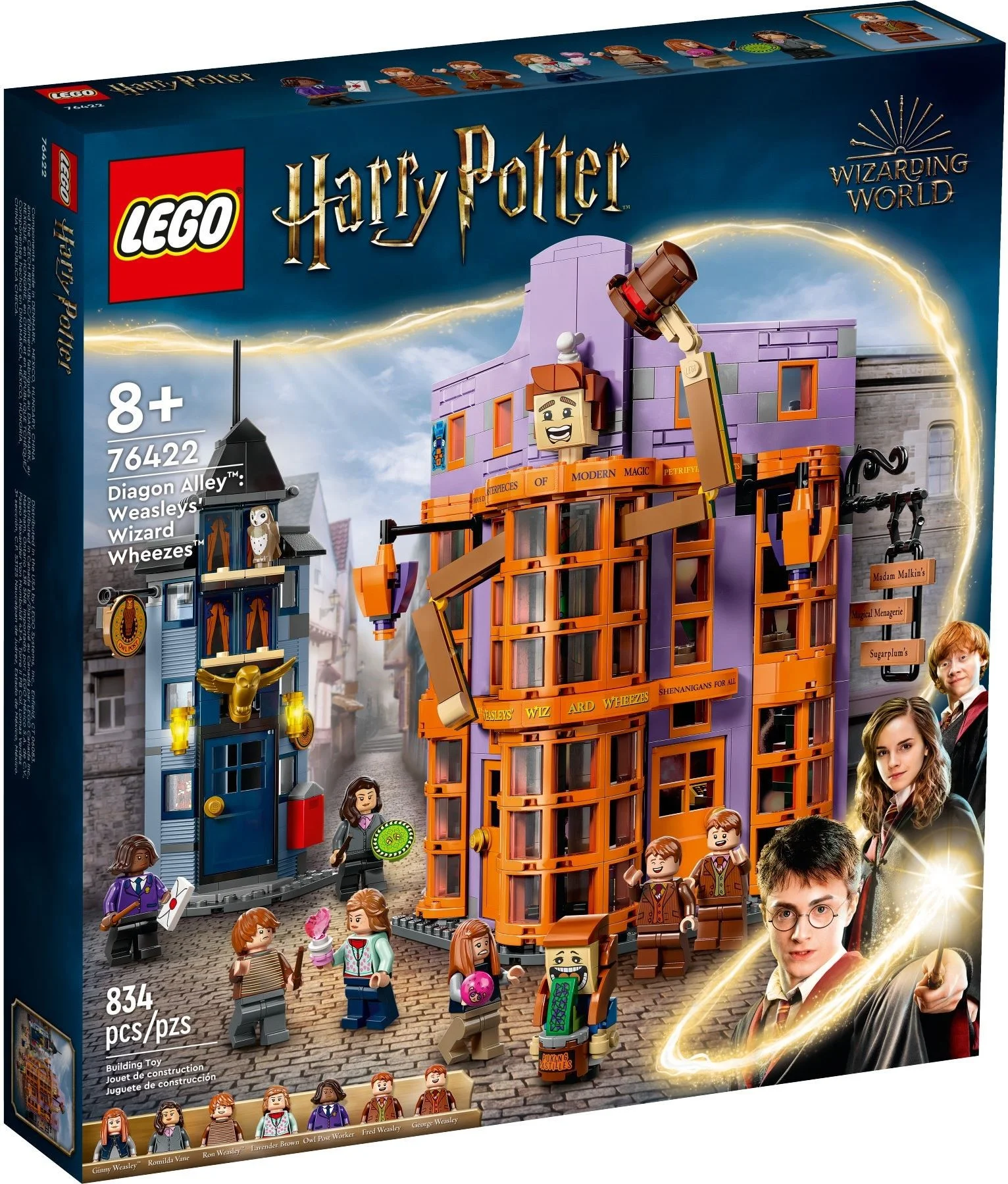 LEGO Harry Potter Ulica Pokątna: Magiczne dowcipy Weasleyów