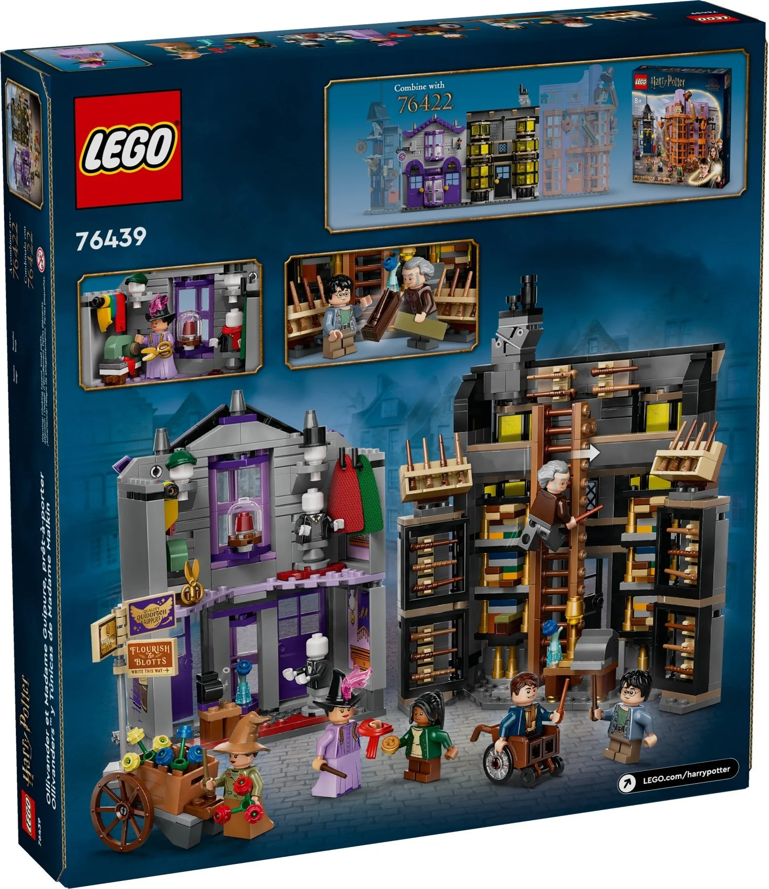 LEGO® 76439 Sklepy Ollivandera™ i Madame Malkin - zdjęcie 7