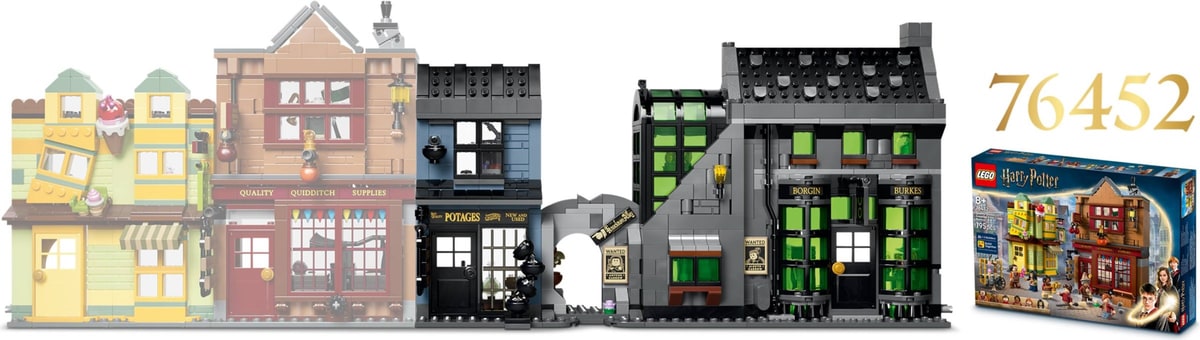 LEGO® 76471 Magiczne sklepy na ulicy Śmiertelnego Nokturnu - zdjęcie 4
