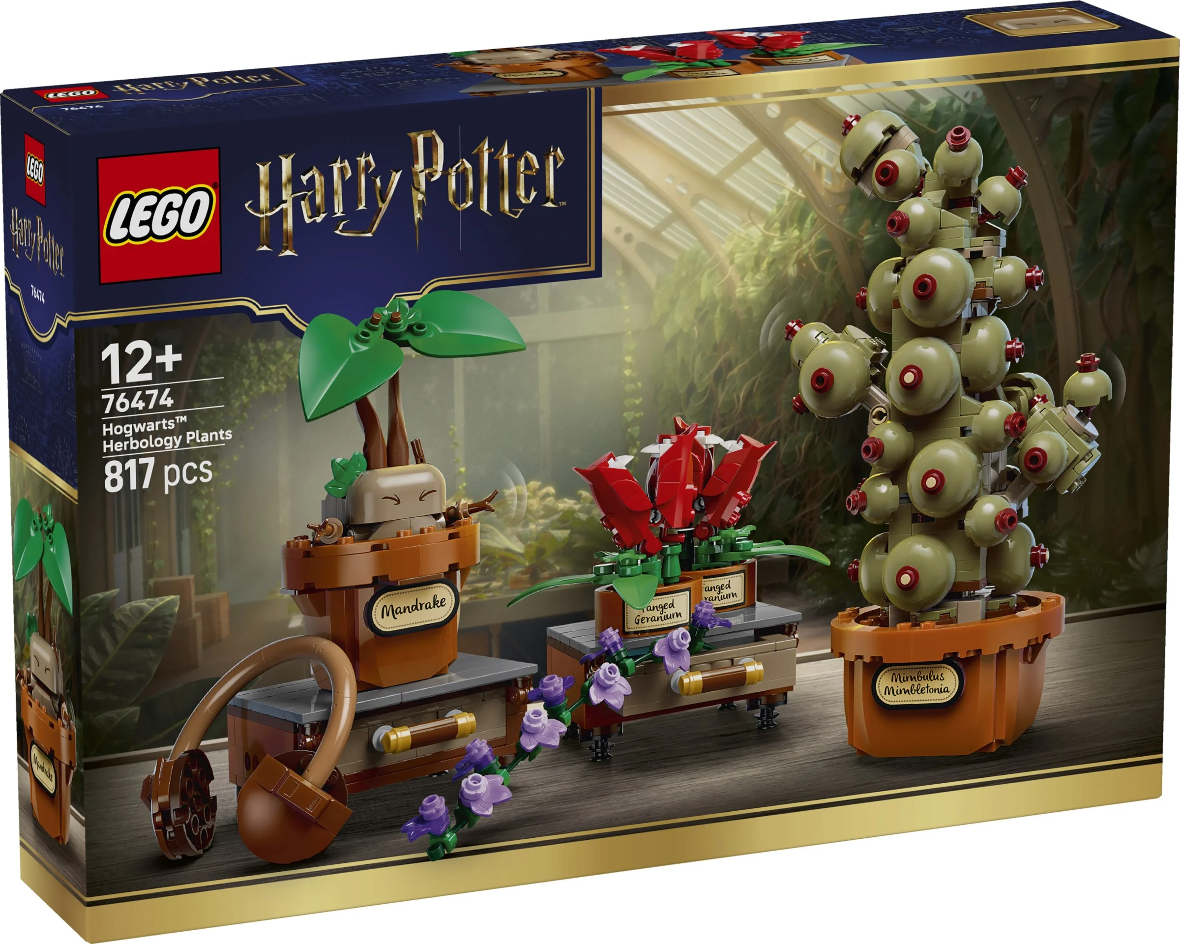 LEGO® 76474 Rośliny z lekcji zielarstwa w Hogwarcie - zdjęcie 1