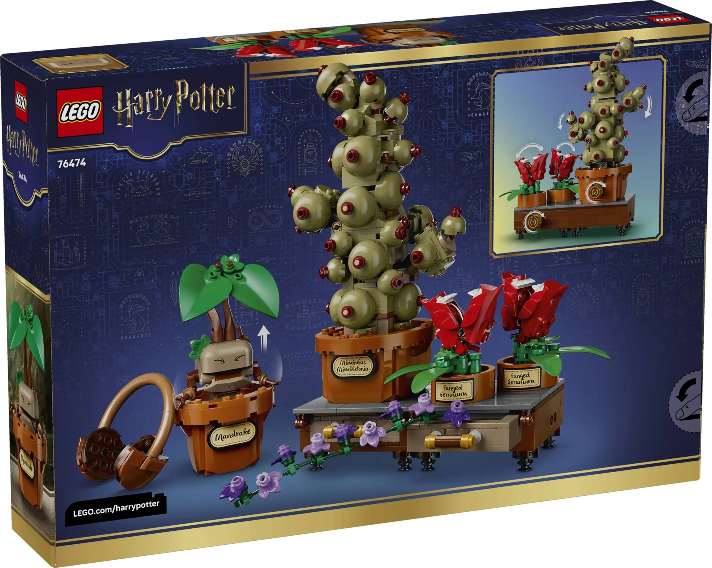 LEGO® 76474 Rośliny z lekcji zielarstwa w Hogwarcie - zdjęcie 2
