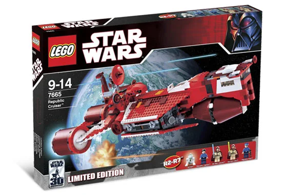 LEGO® 7665 Wars Republic Cruiser Nowy Nowy Unikat - zdjęcie 2