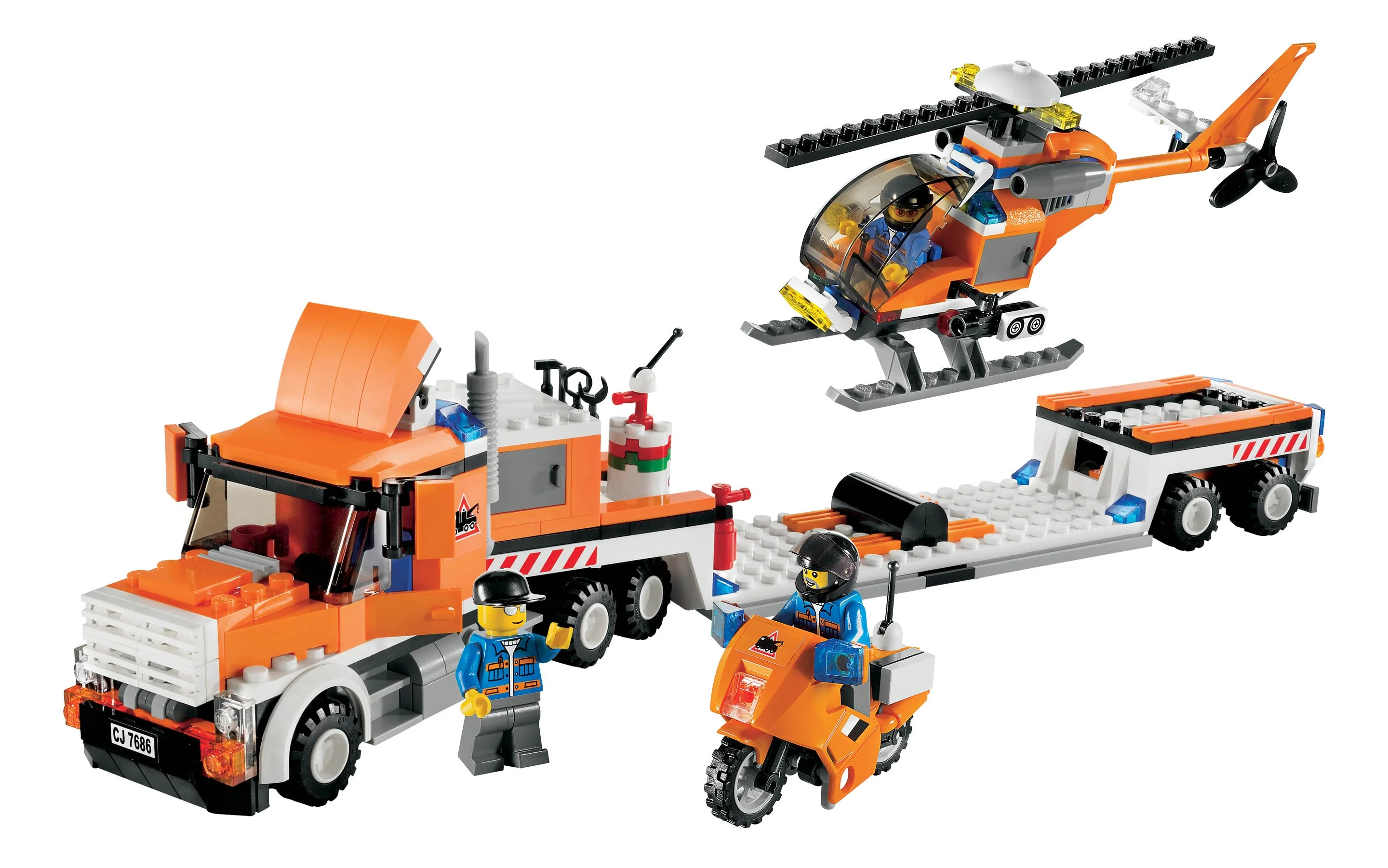 LEGO® 7686 Lego City Laweta do przewozu helikoptera - zdjęcie 3