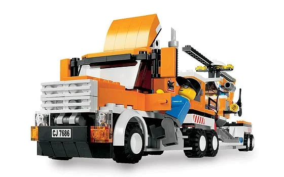 LEGO® 7686 Lego City Laweta do przewozu helikoptera - zdjęcie 7