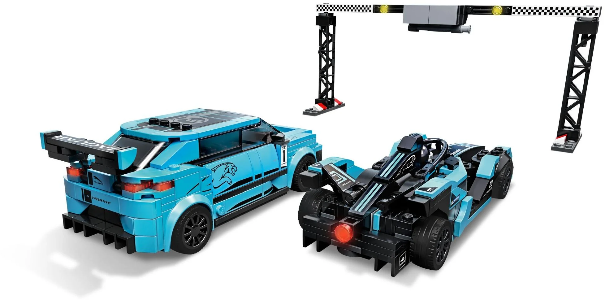 LEGO® 76898 Formula E Panasonic Jaguar Racing GEN2 car i Jaguar I-PACE eTROPHY - zdjęcie 3
