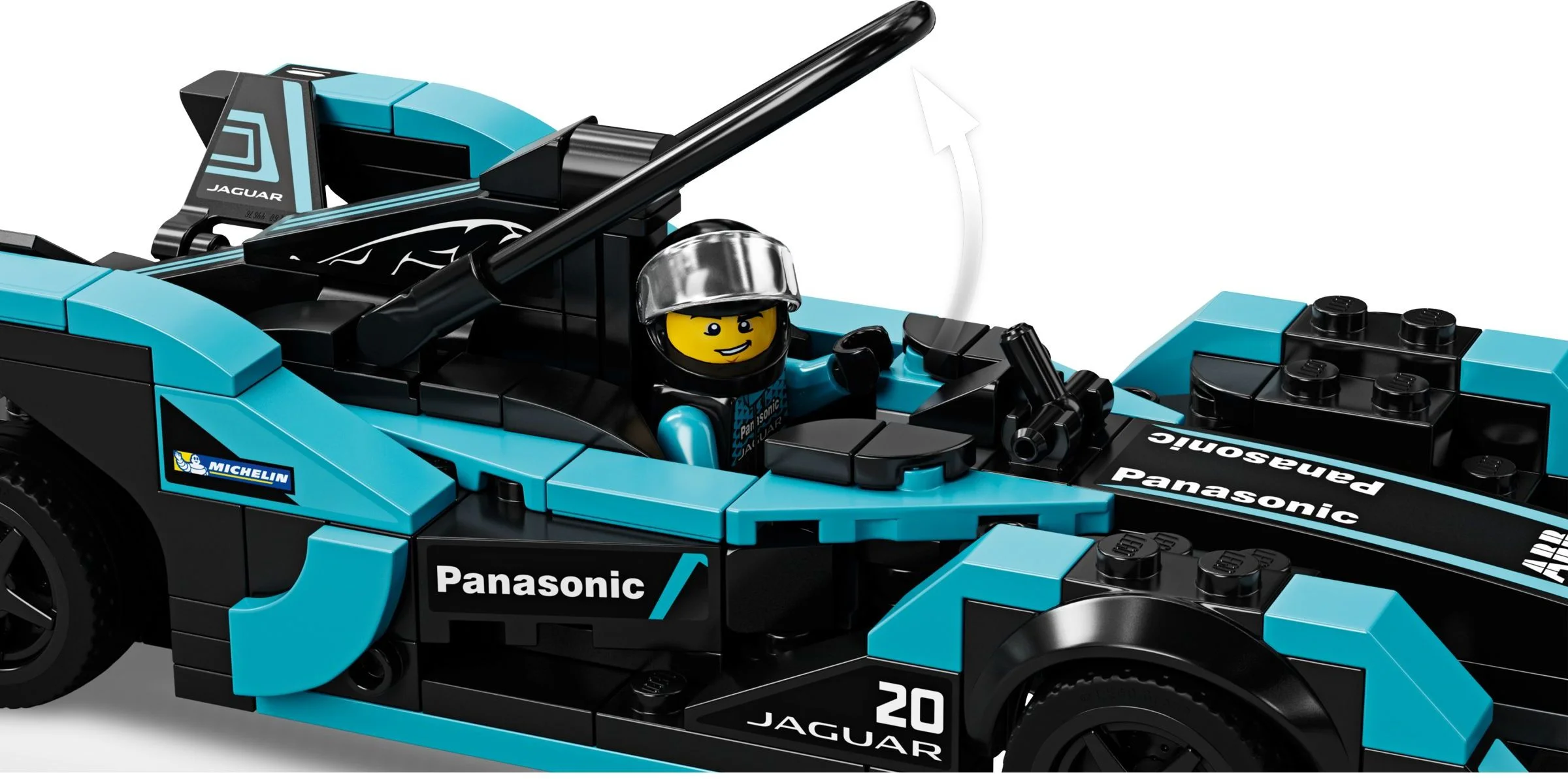 LEGO® 76898 Formula E Panasonic Jaguar Racing GEN2 car i Jaguar I-PACE eTROPHY - zdjęcie 4