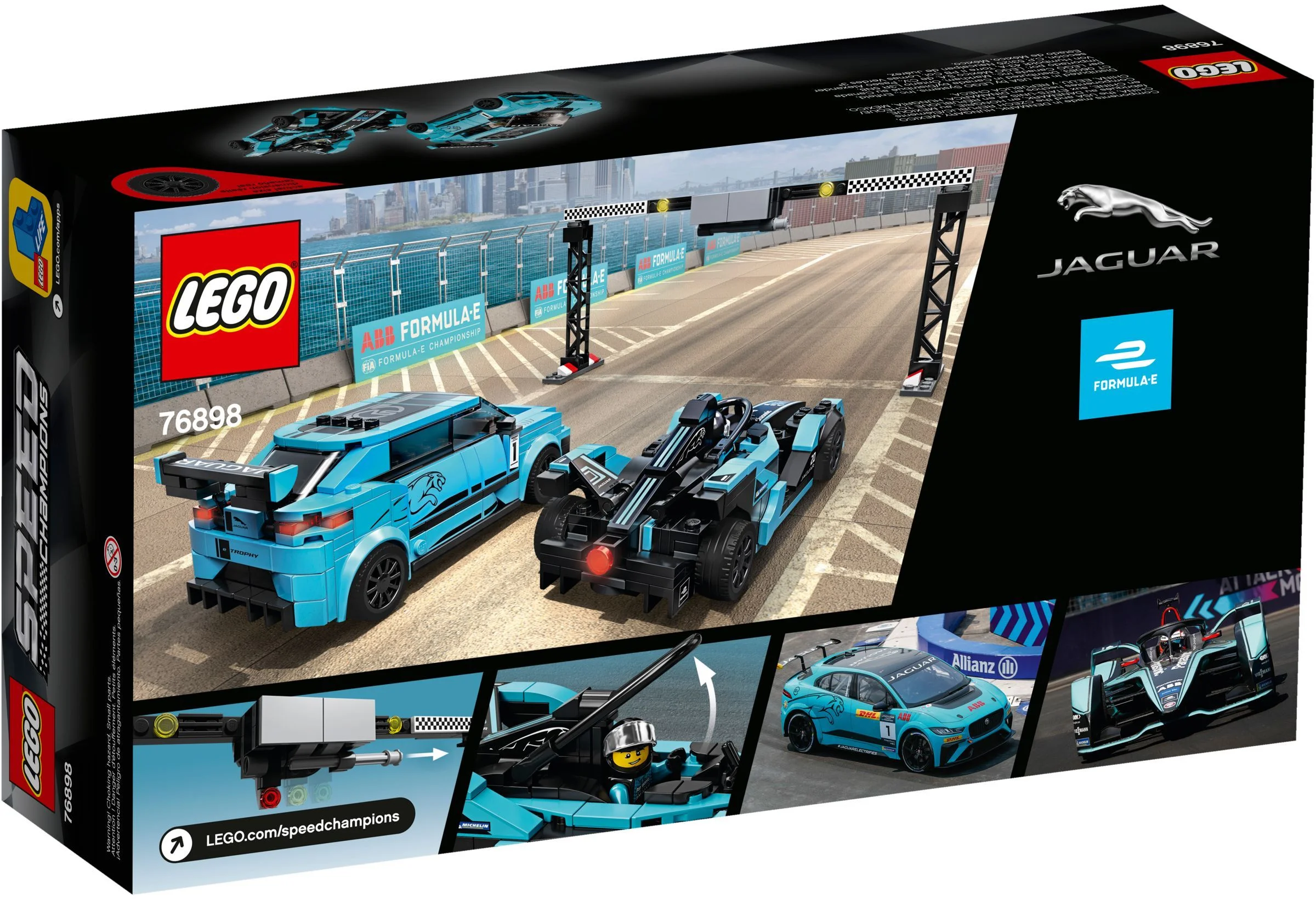 LEGO® 76898 Formula E Panasonic Jaguar Racing GEN2 car i Jaguar I-PACE eTROPHY - zdjęcie 5