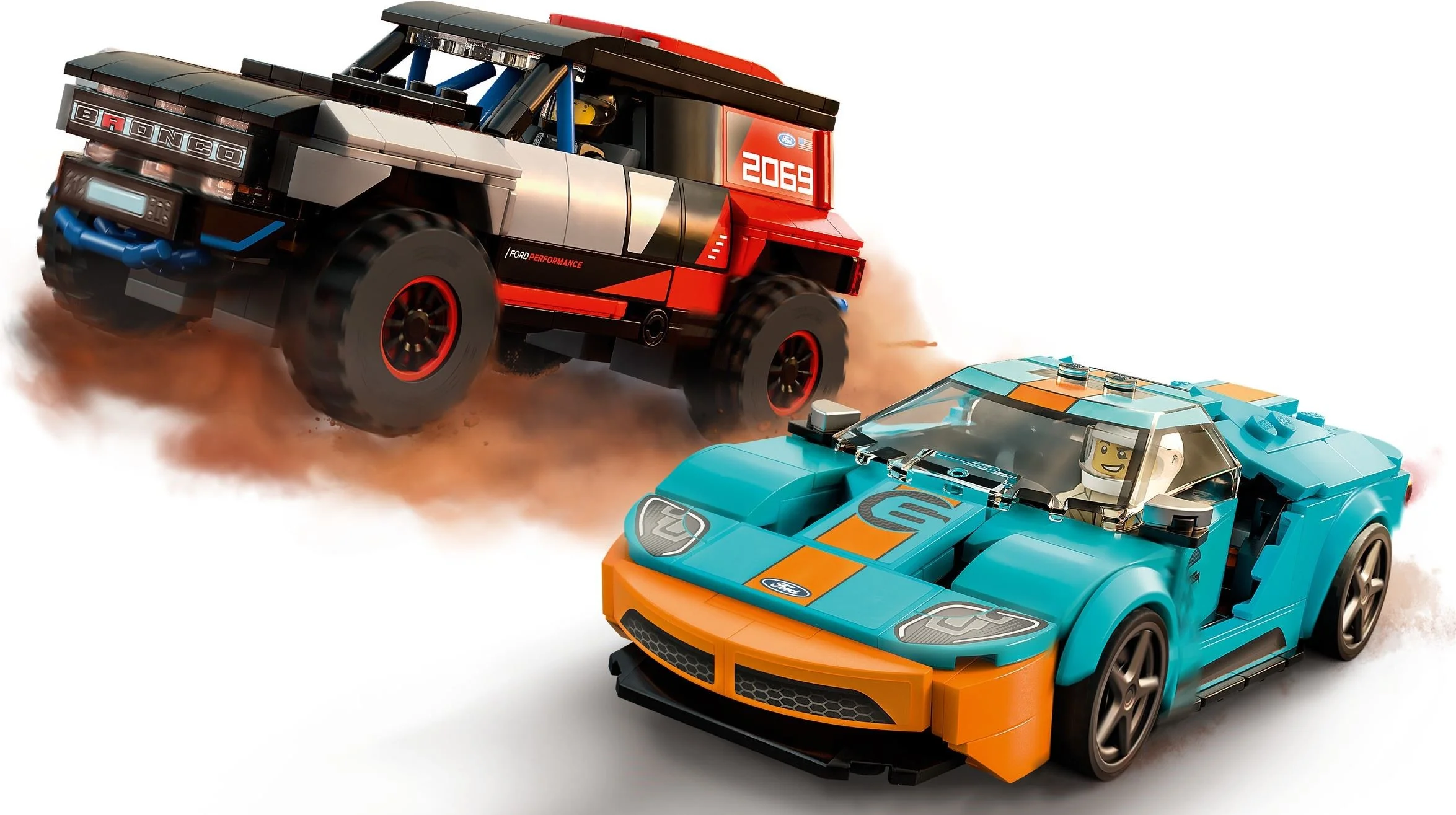 LEGO® 76905 Champions Ford Gt Heritage Edition i Bronco R - zdjęcie 7
