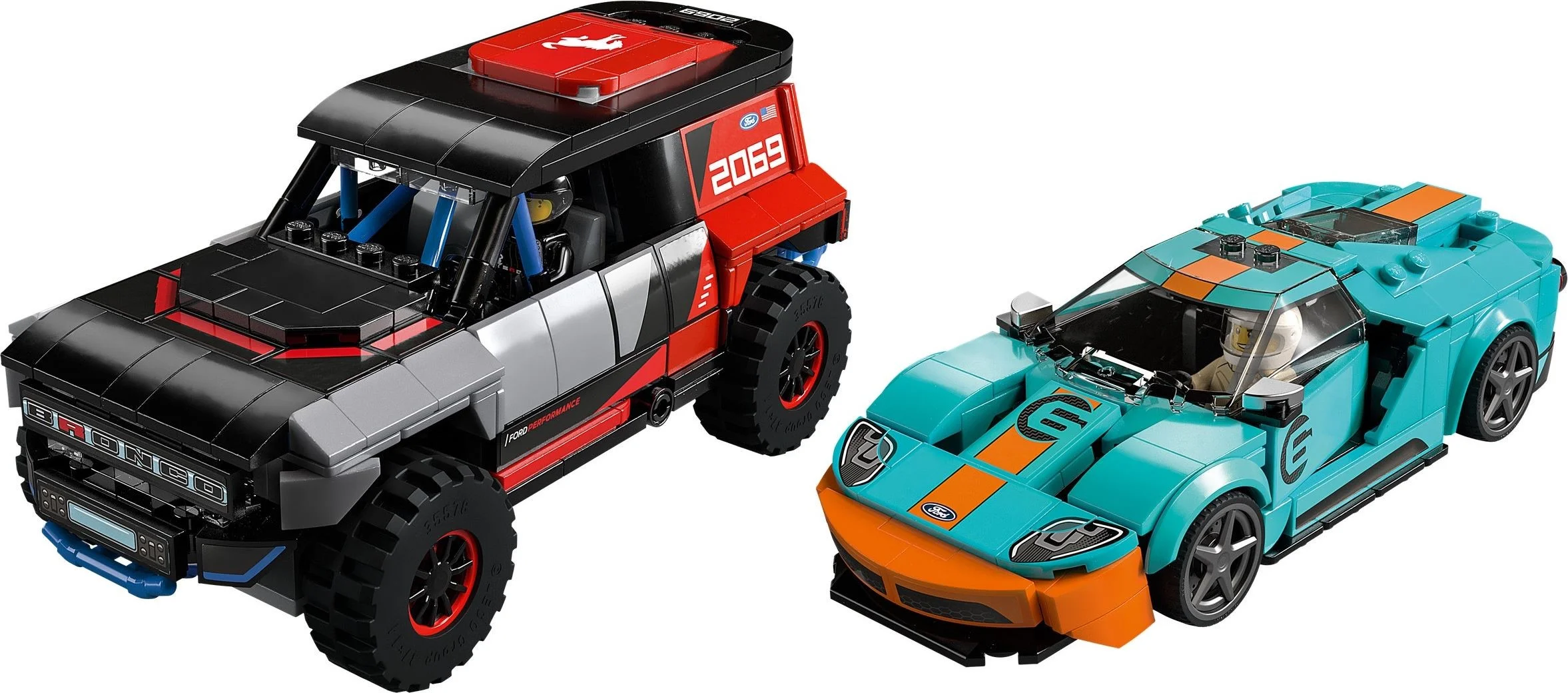 LEGO® 76905 Champions Ford Gt Heritage Edition i Bronco R - zdjęcie 8