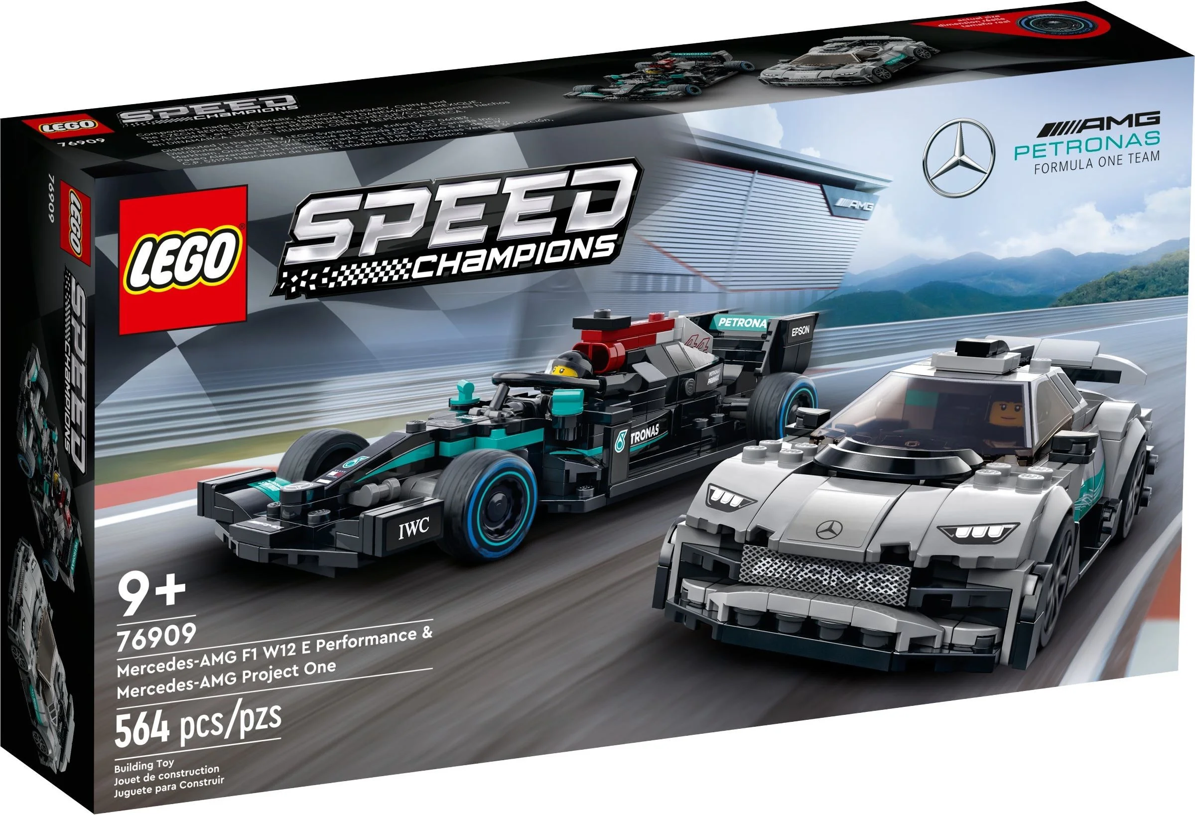 LEGO® 76909 Champions Mercedes-AMG F1 W12 E Performance i Mercedes-AMG ONE - zdjęcie 2