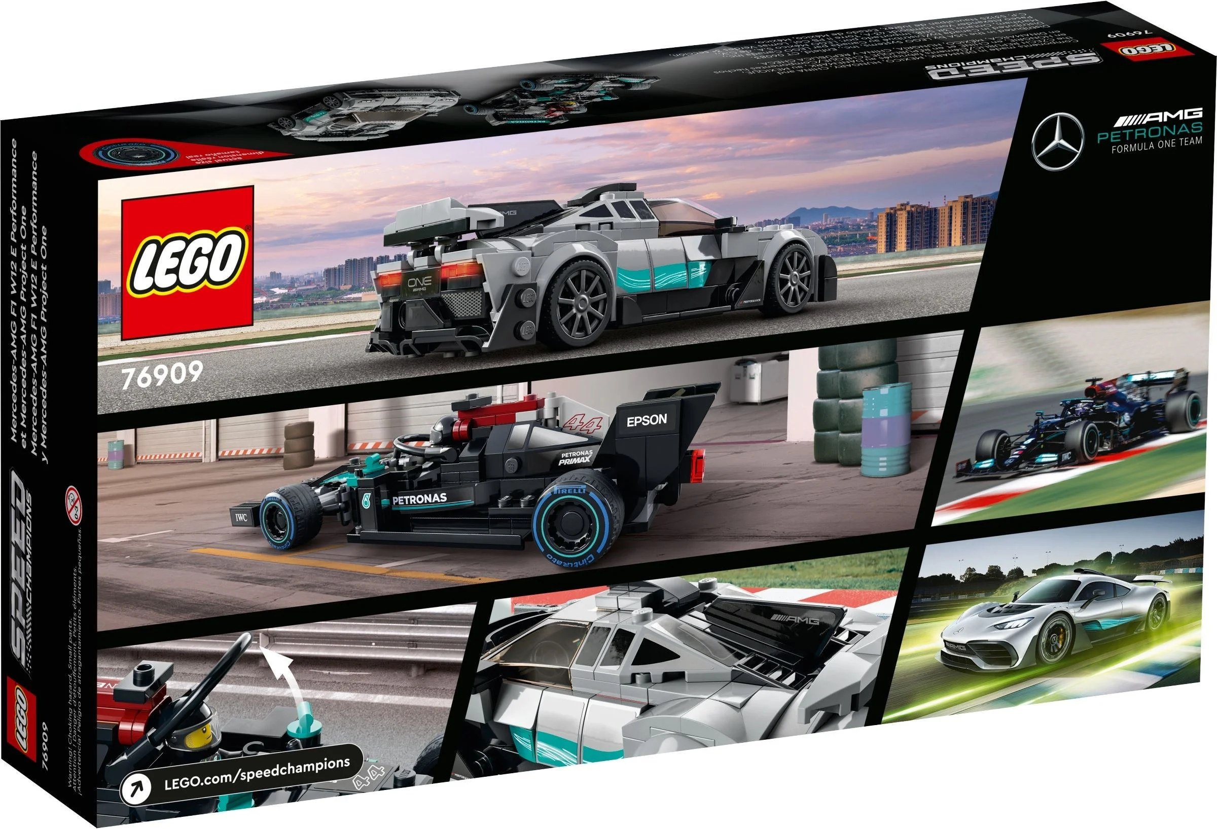 LEGO® 76909 Champions Mercedes-AMG F1 W12 E Performance i Mercedes-AMG ONE - zdjęcie 9