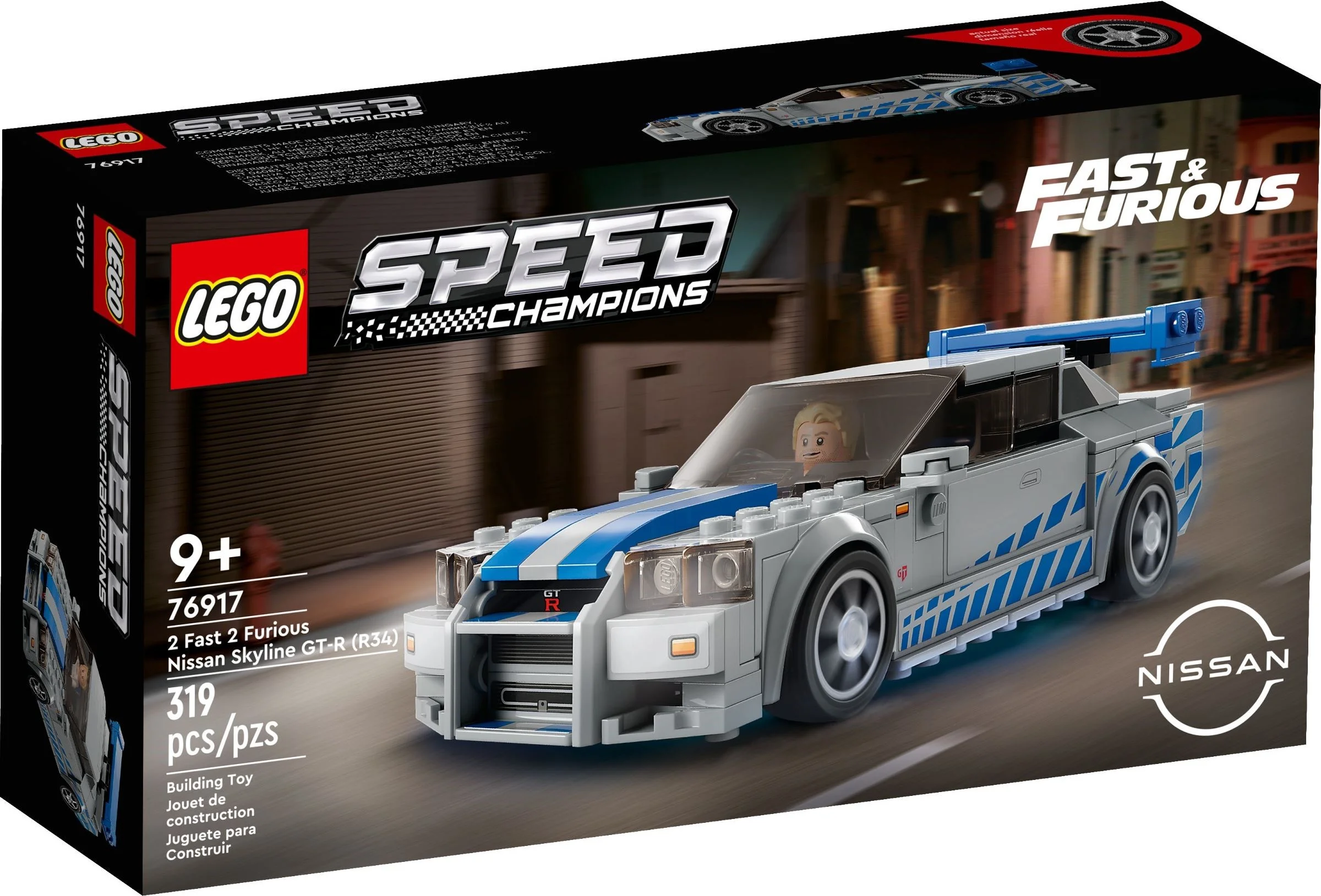 LEGO® 76917 Nissan Skyline GT-R (R34) z filmu „Za szybcy, za wściekli” - zdjęcie 2