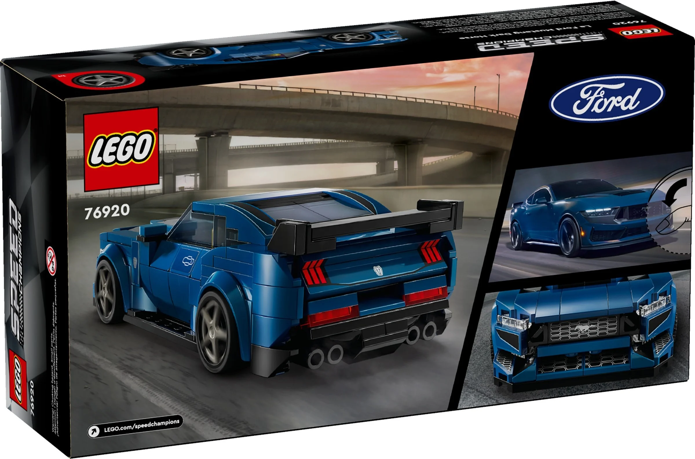 LEGO® 76920 Sportowy Ford Mustang Dark Horse - zdjęcie 3