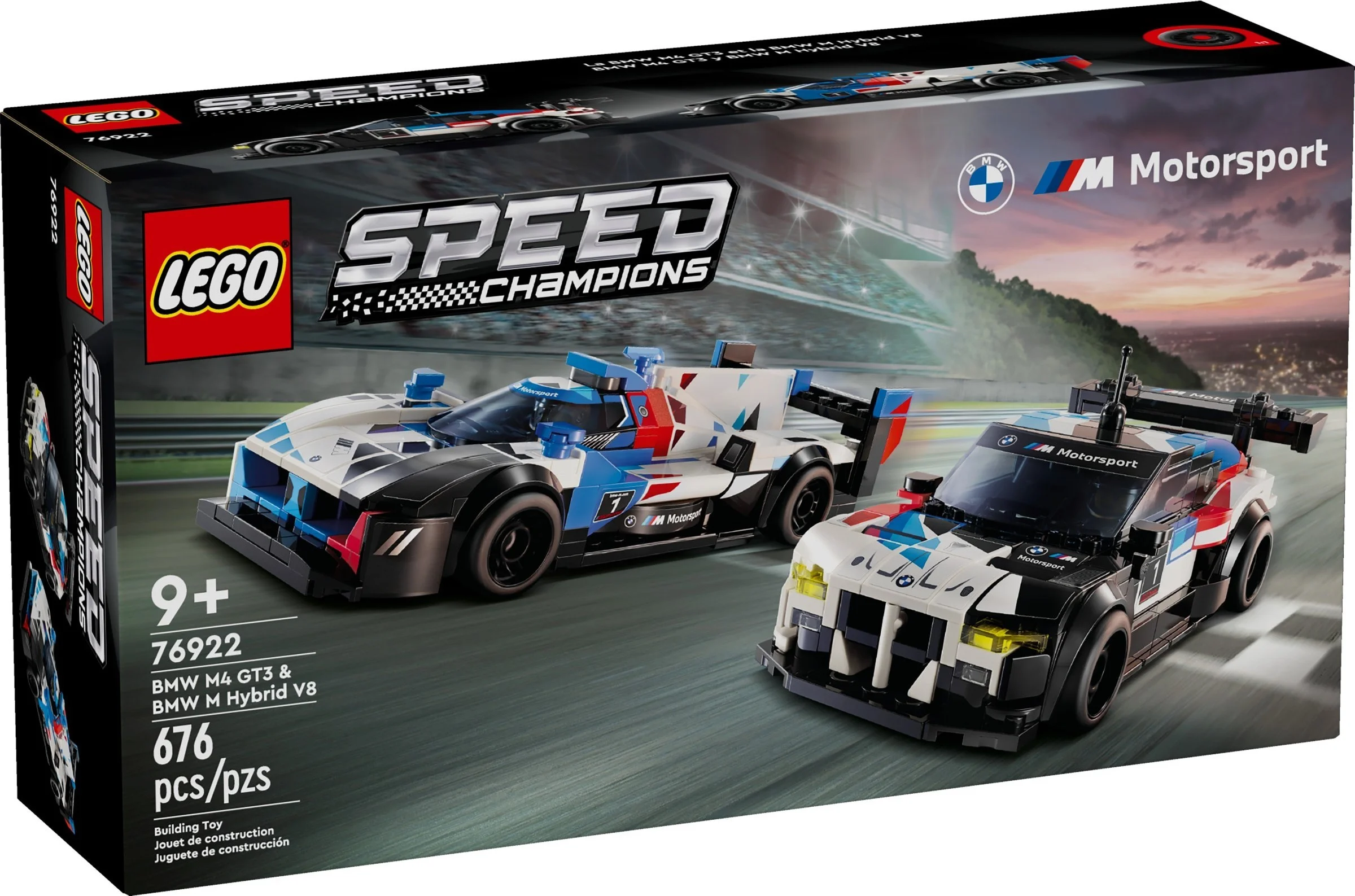 LEGO® 76922 Samochody wyścigowe BMW M4 GT3 & BMW M Hybrid V8 - zdjęcie 2