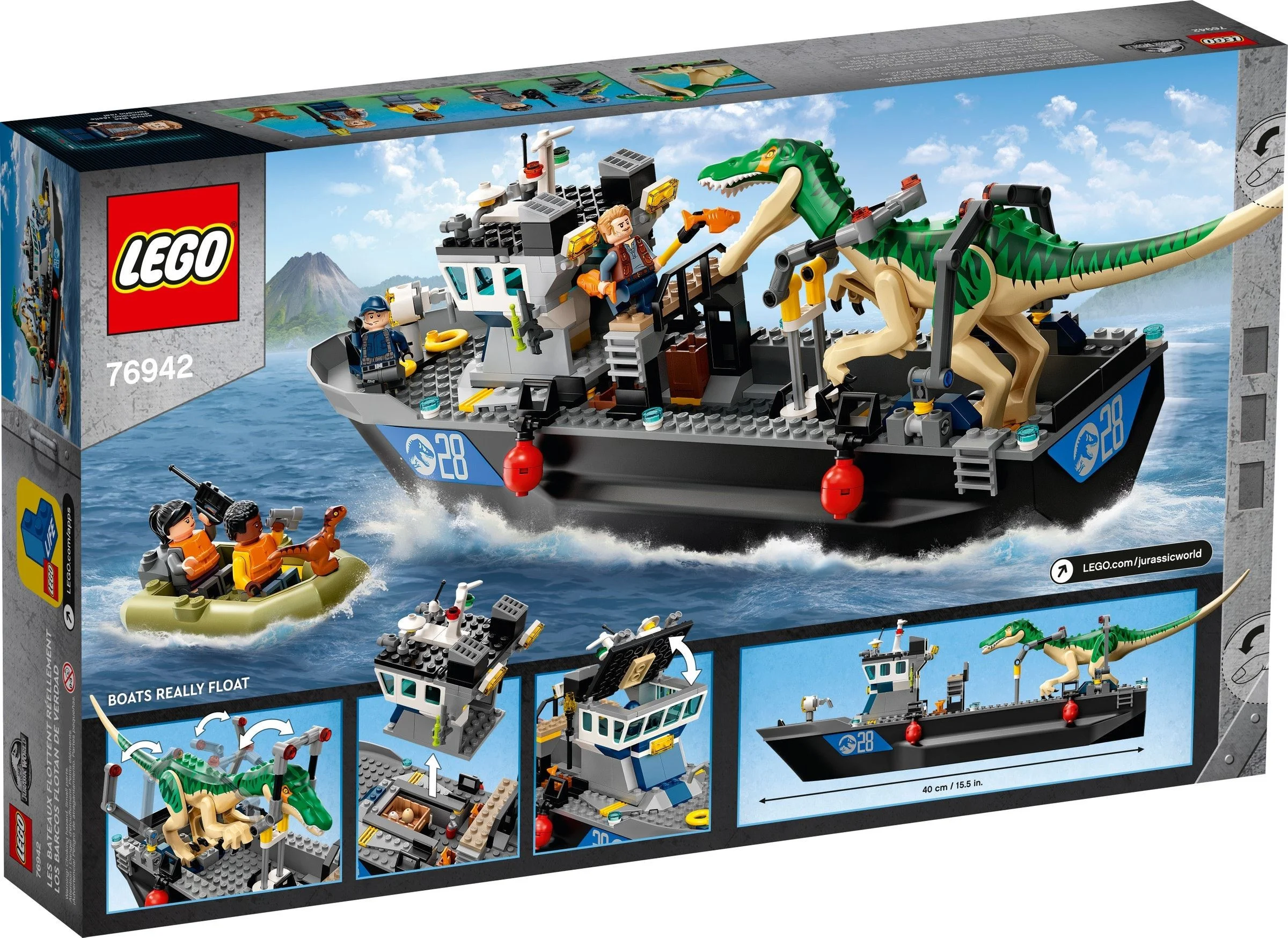 LEGO® 76942 Barionyks i ucieczka łodzią - zdjęcie 9