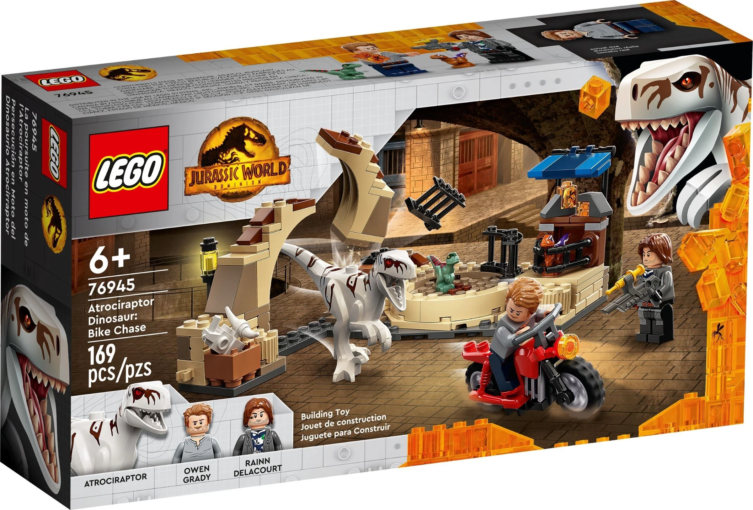 LEGO® 76945 Atrociraptor: pościg na motocyklu - zdjęcie 2