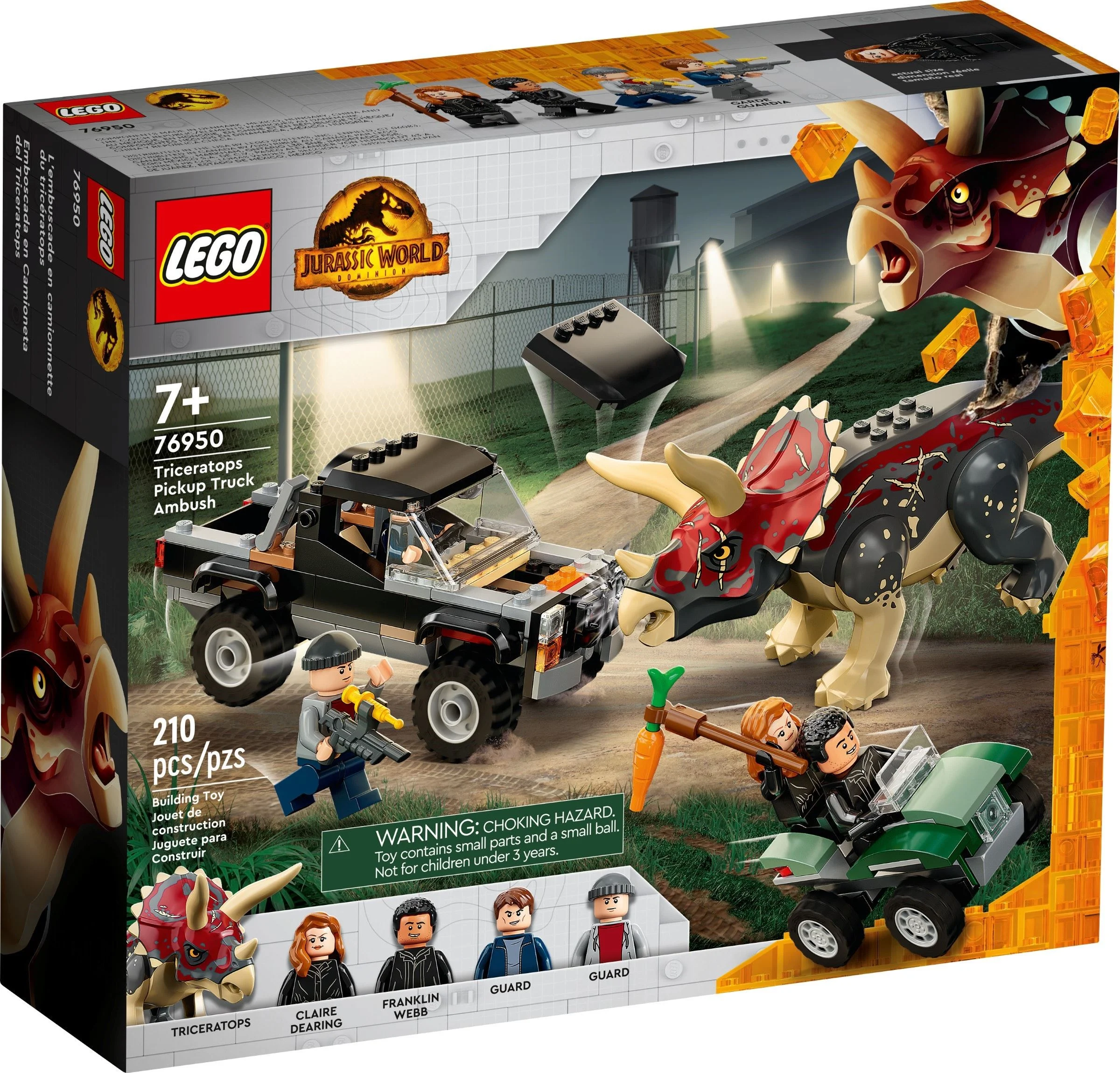 LEGO® 76950 Triceratops i Zasadzka z Pick-upem - zdjęcie 2