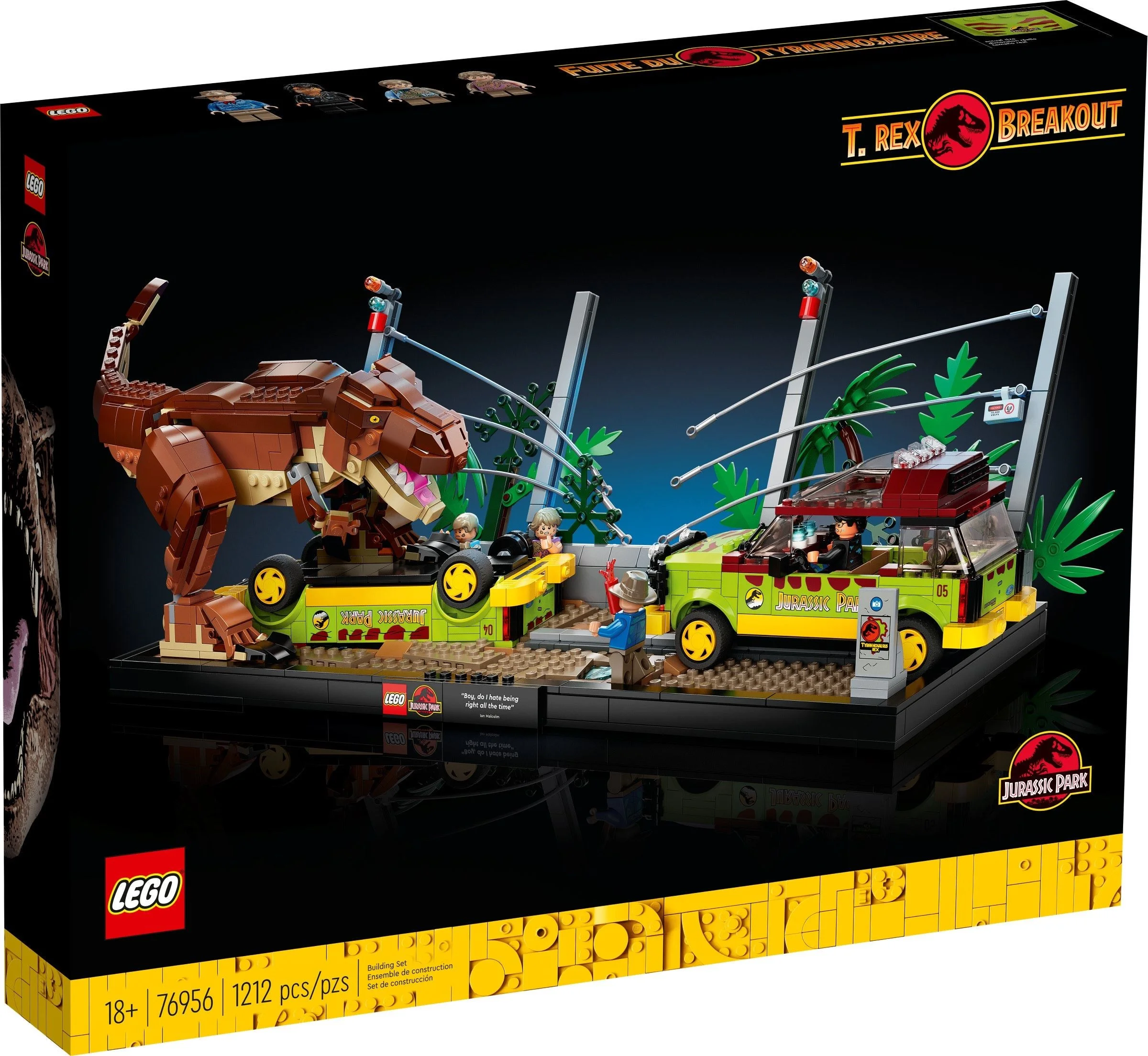 LEGO® 76956 Klocki Lego Jurassic World Tyranozaur na wolności 1212 elementów - zdjęcie 2